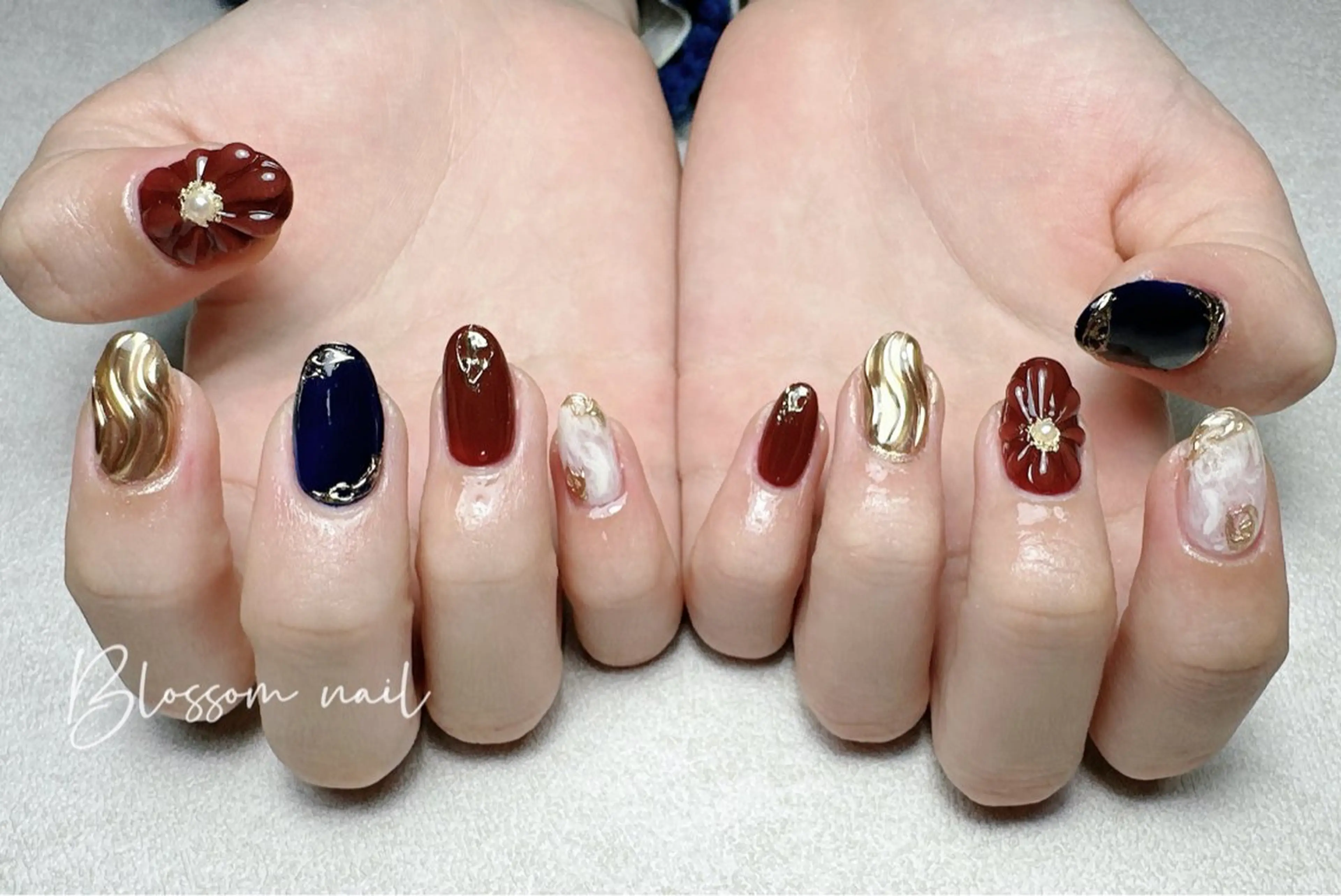 ネイル 成人式 Blossom  nail所属・A yuのネイルデザイン