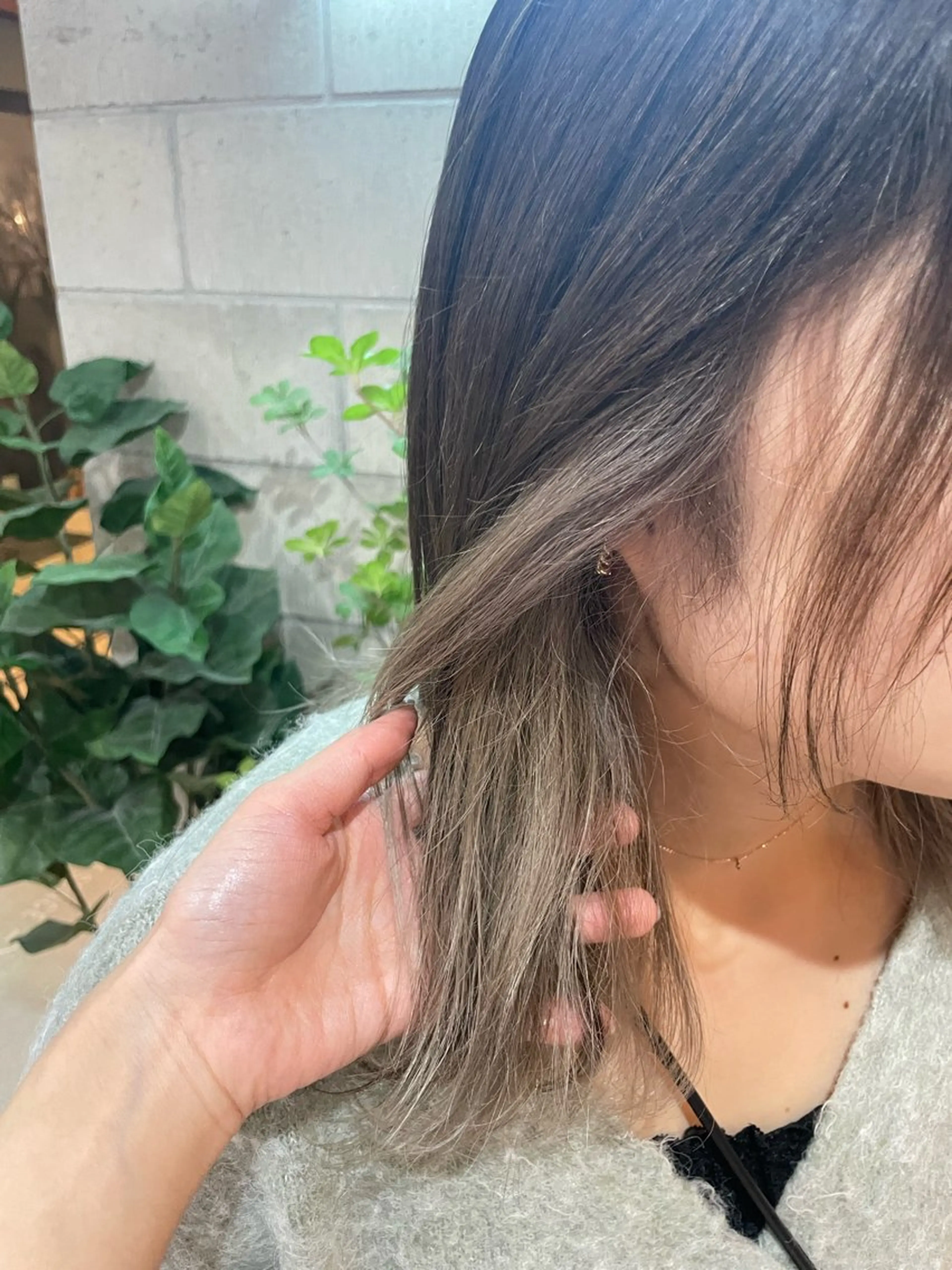 カラー インナーカラー カット ヘアカラー トリートメント 透明感/艶髪カラー/ 韓国/rinaのヘアスタイル