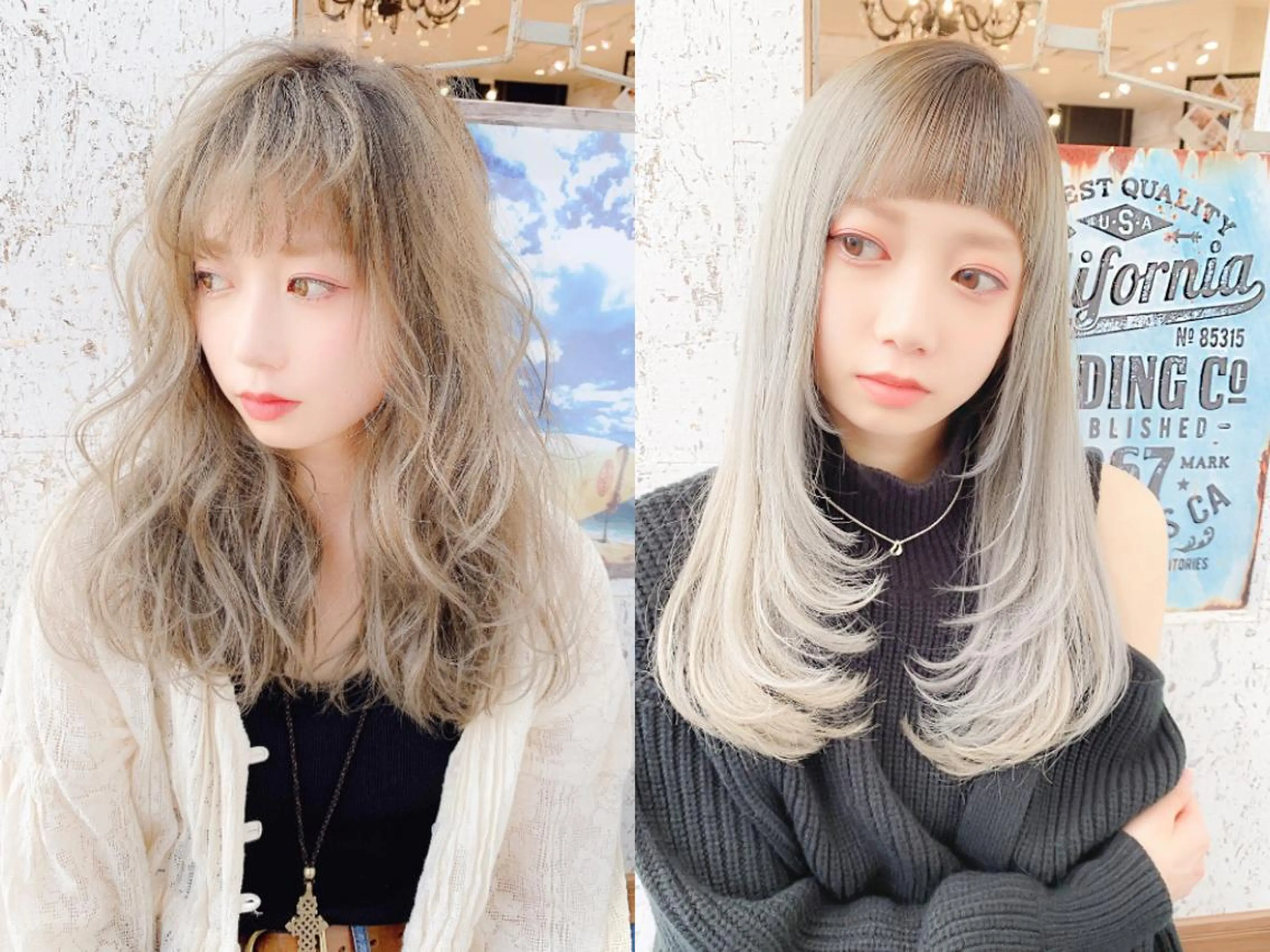 ロング カラー ヘアアレンジ VIM hairおもろまち店のヘアスタイル