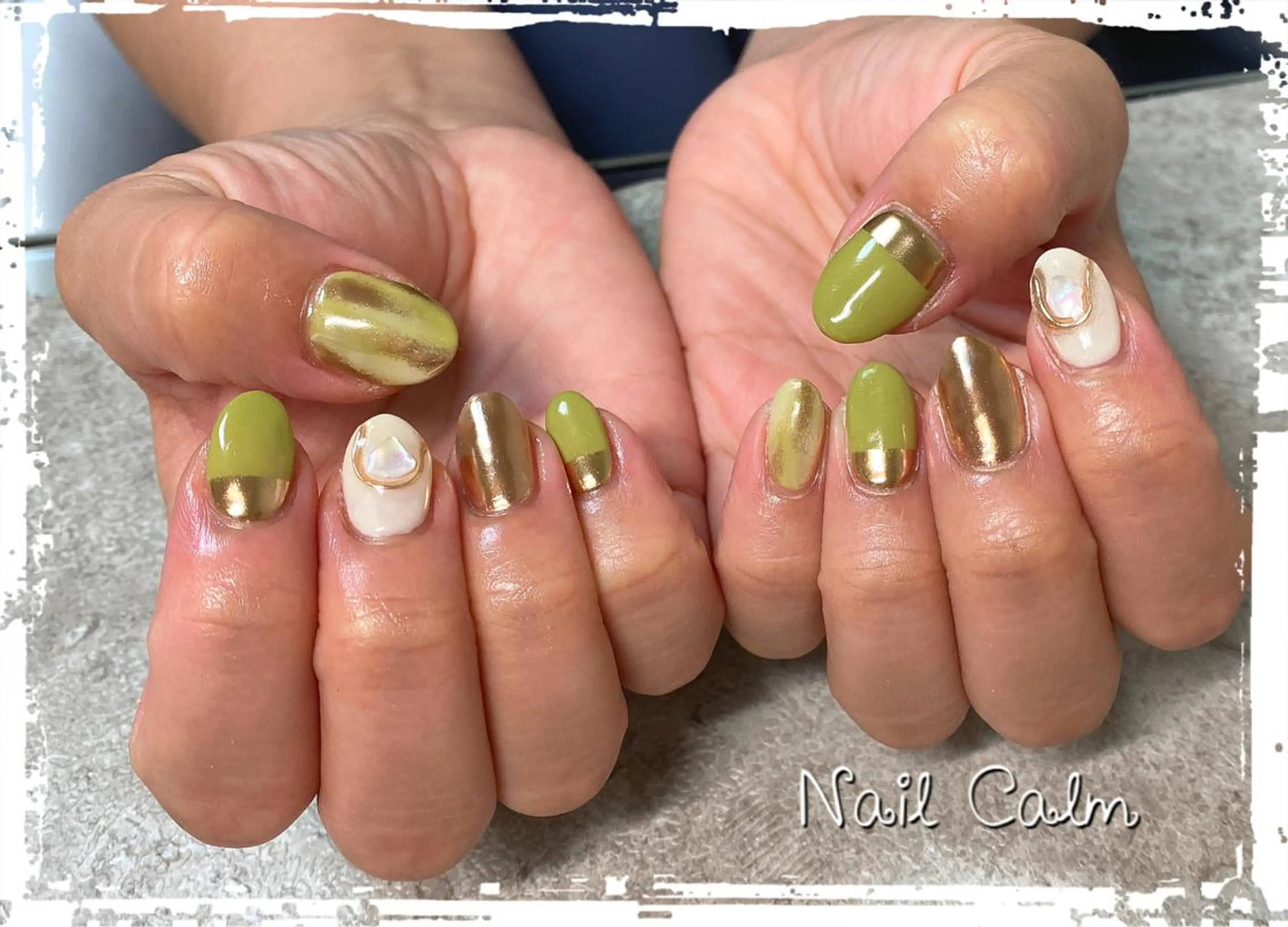 ネイル アートネイル ハンドネイル Nail Calm所属・プライベートサロン Calmのネイルデザイン