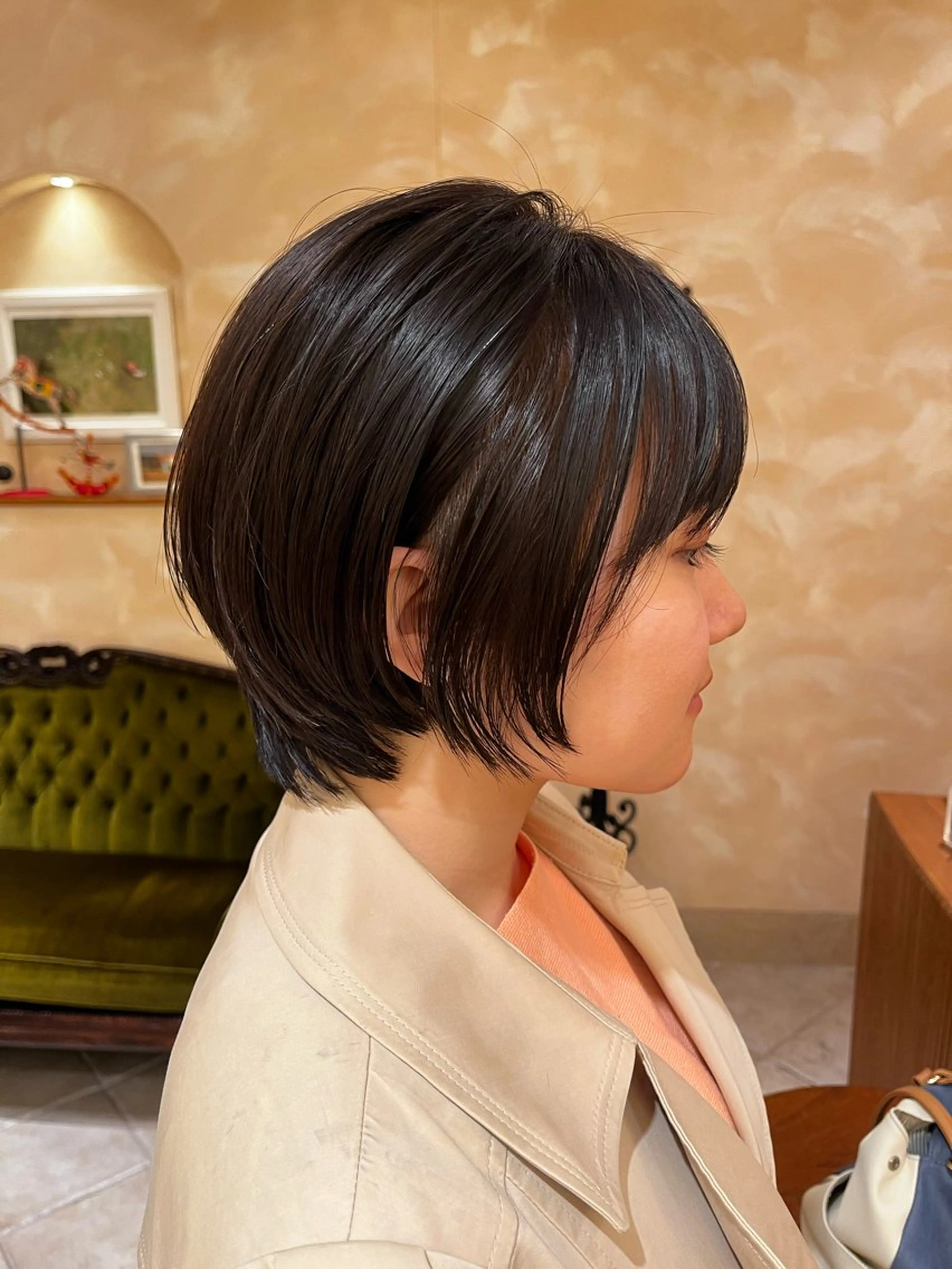 ショート 田内 満里奈のヘアスタイル