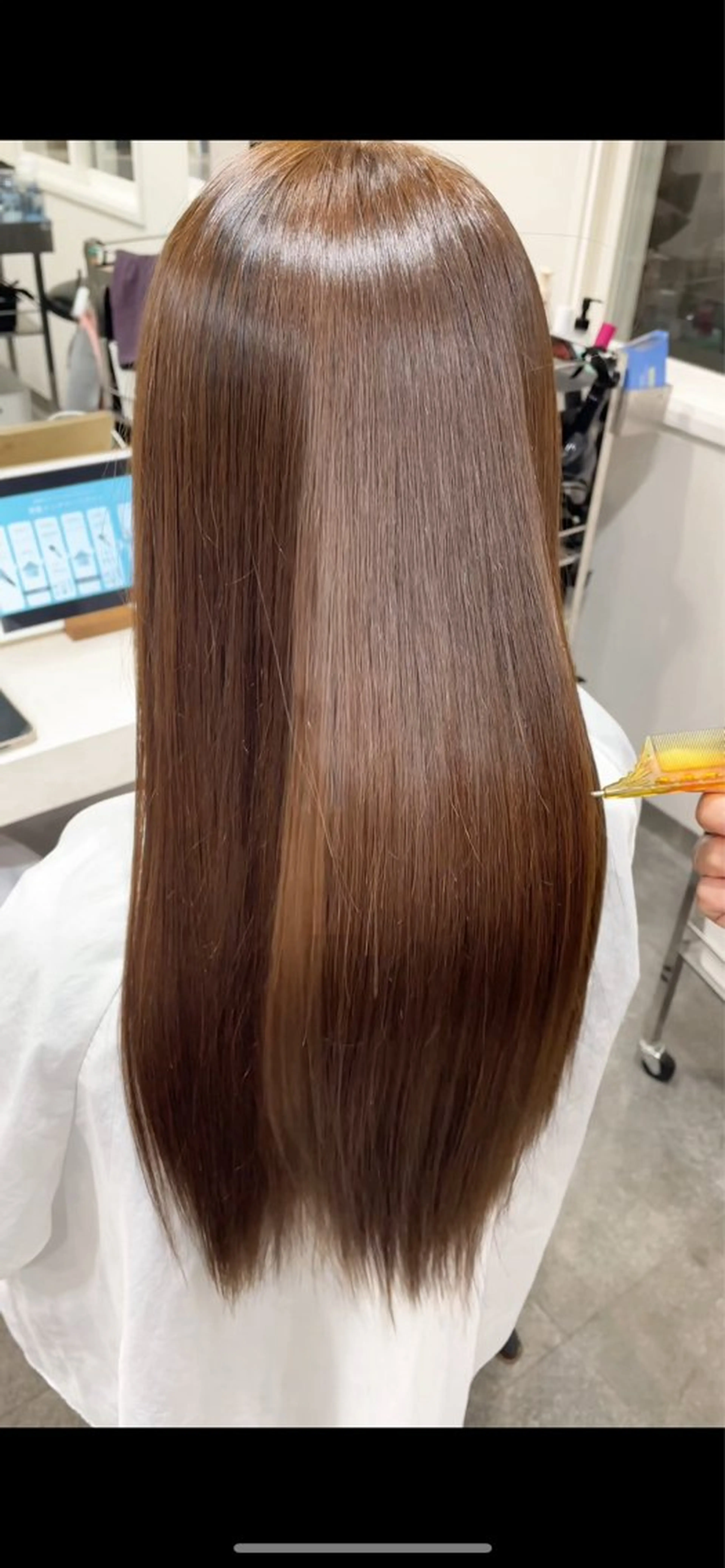 ロング 縮毛矯正 nex  the salon vlow所属・美髪矯正特化美容師✨ あんりのヘアスタイル