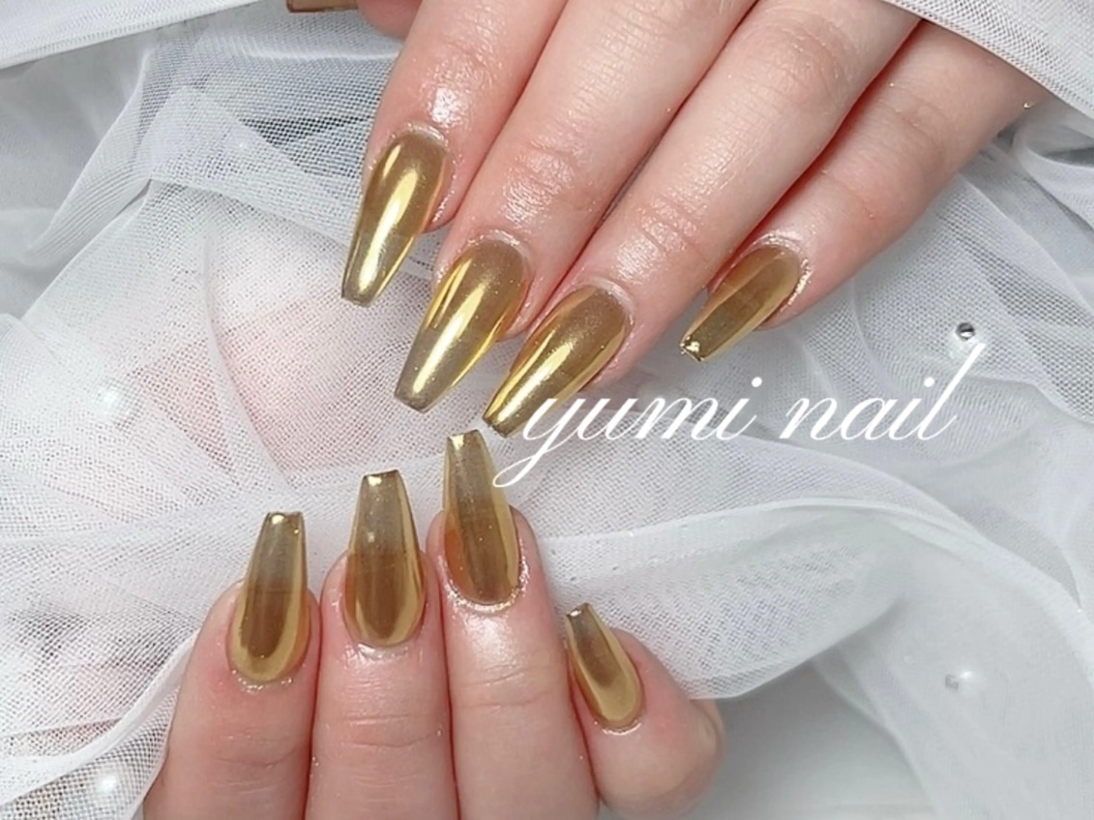 ネイル ハンドネイル 𝐲𝐮𝐦𝐢🎀 長さ出しデザイン専門のネイルデザイン