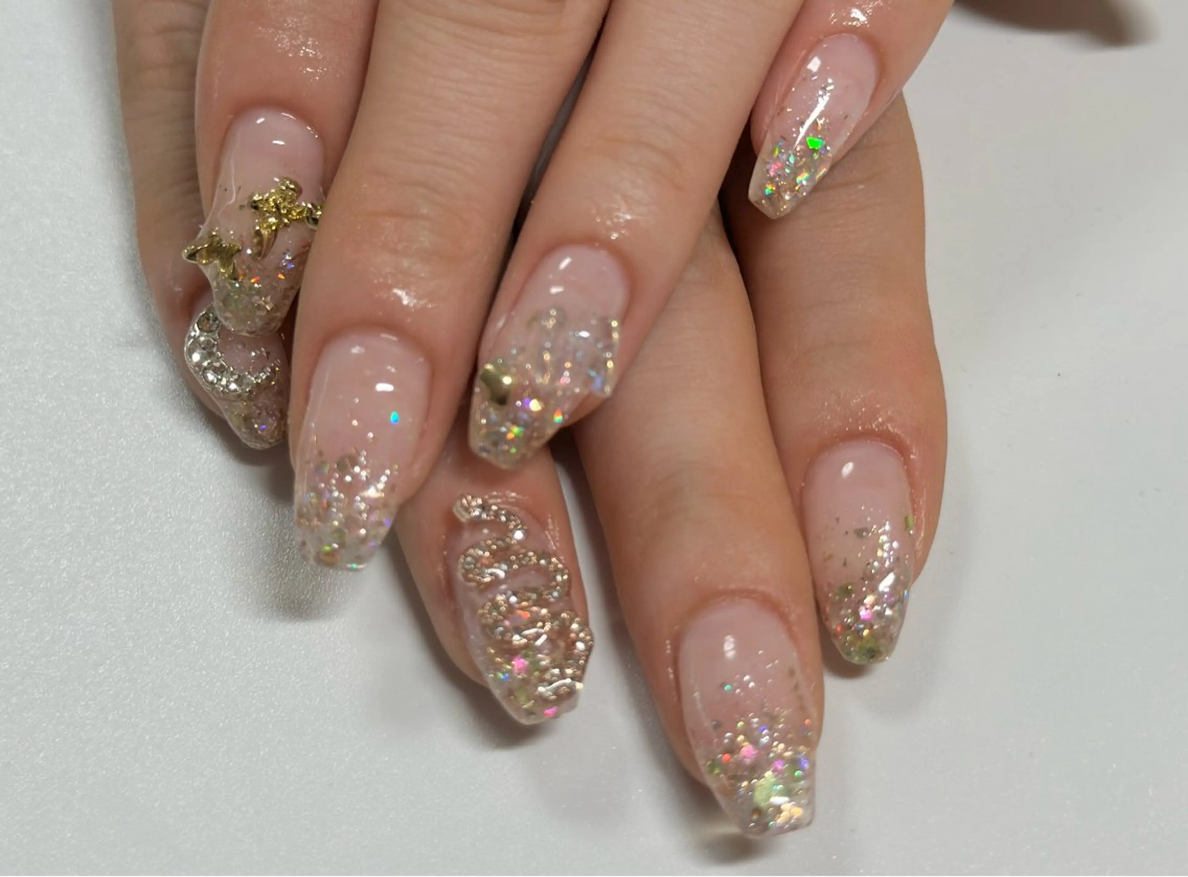 ネイル 【パラジェル・フィルイン】Nailsalon　Merci東中野所属・Merci shigaのネイルデザイン