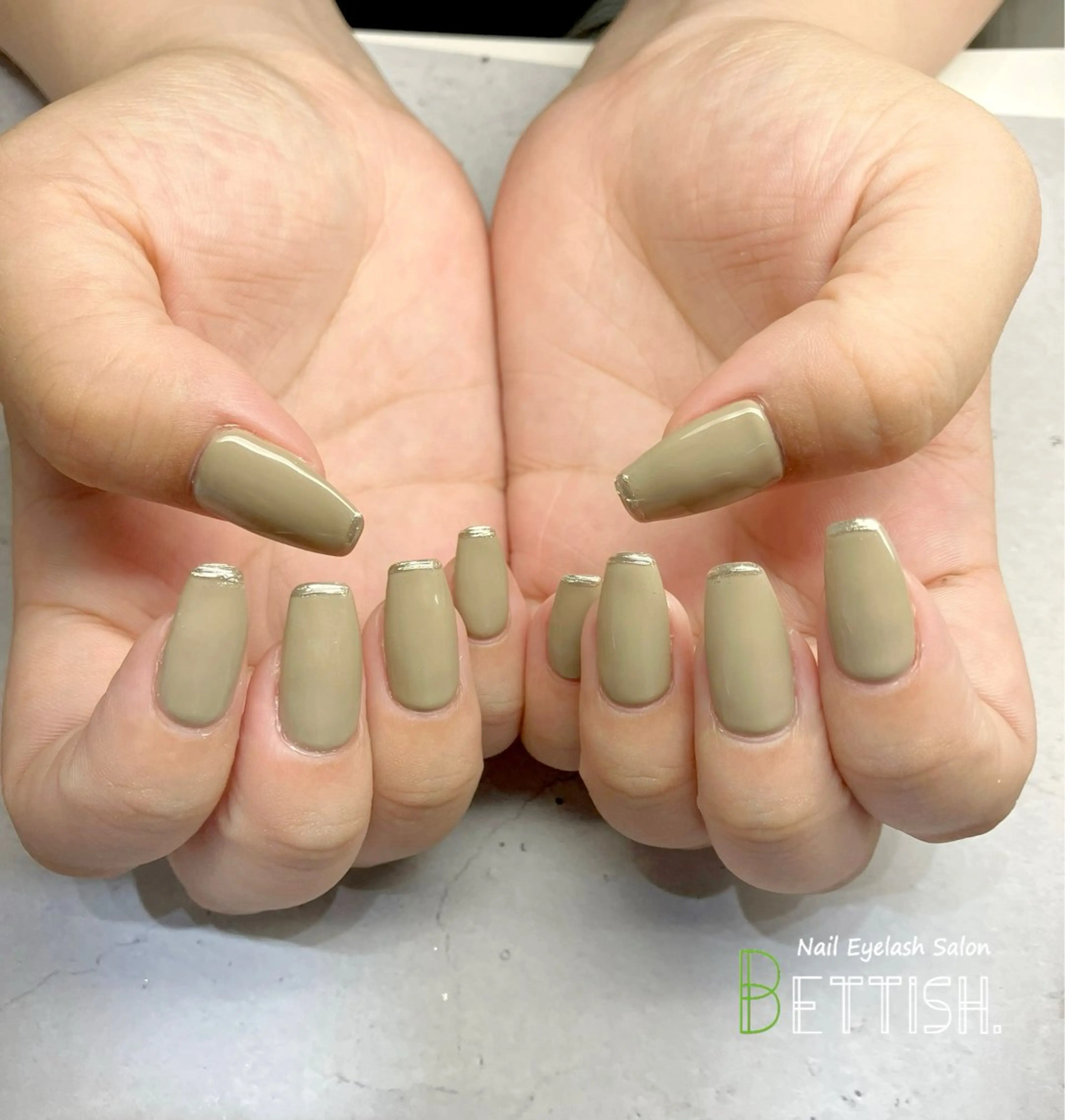 ネイル フレンチネイル ミラーネイル BETTISH. KUMIKO☺︎︎のネイルデザイン