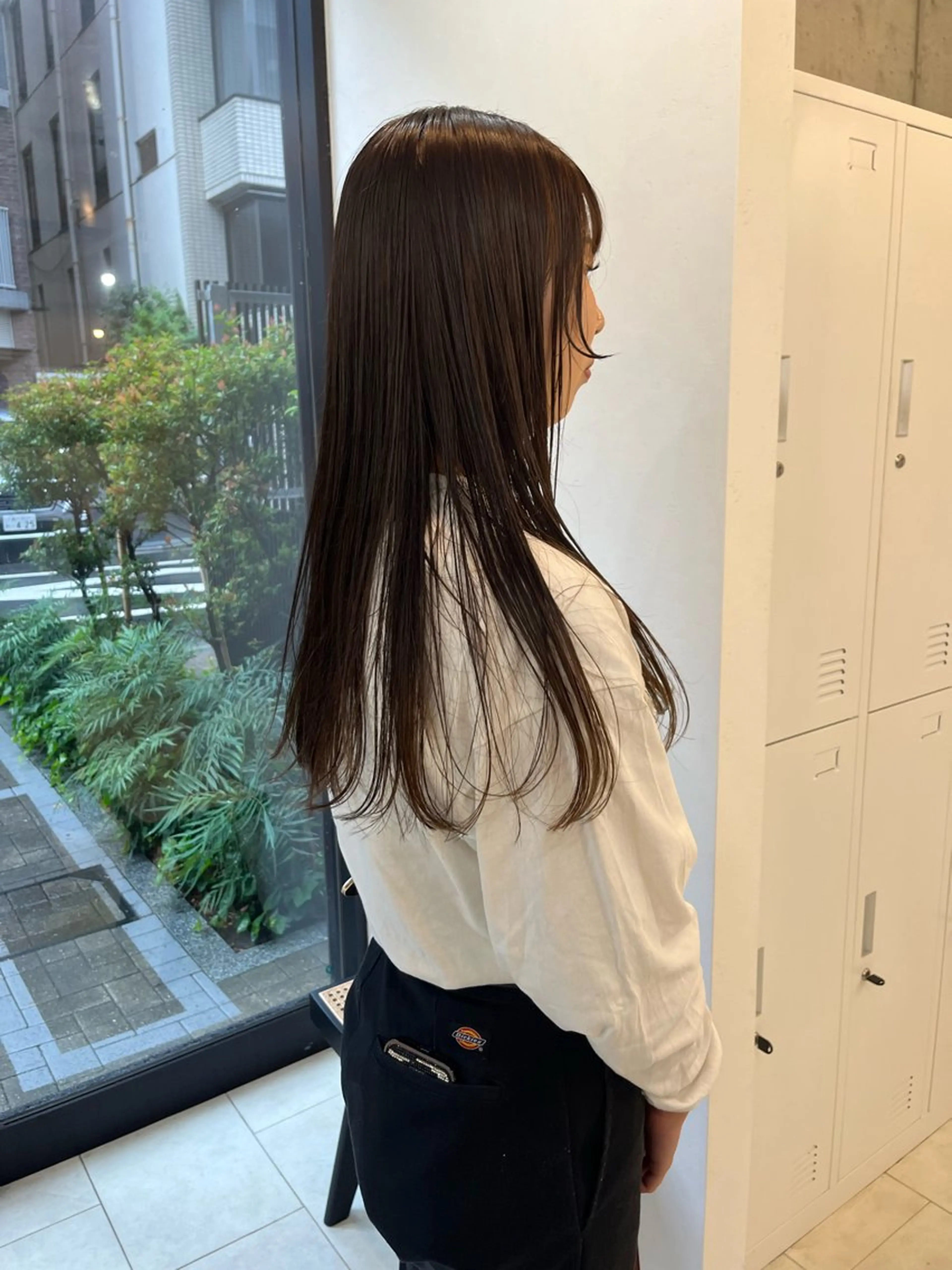 cut & iron straight perm / カット&縮毛矯正の写真