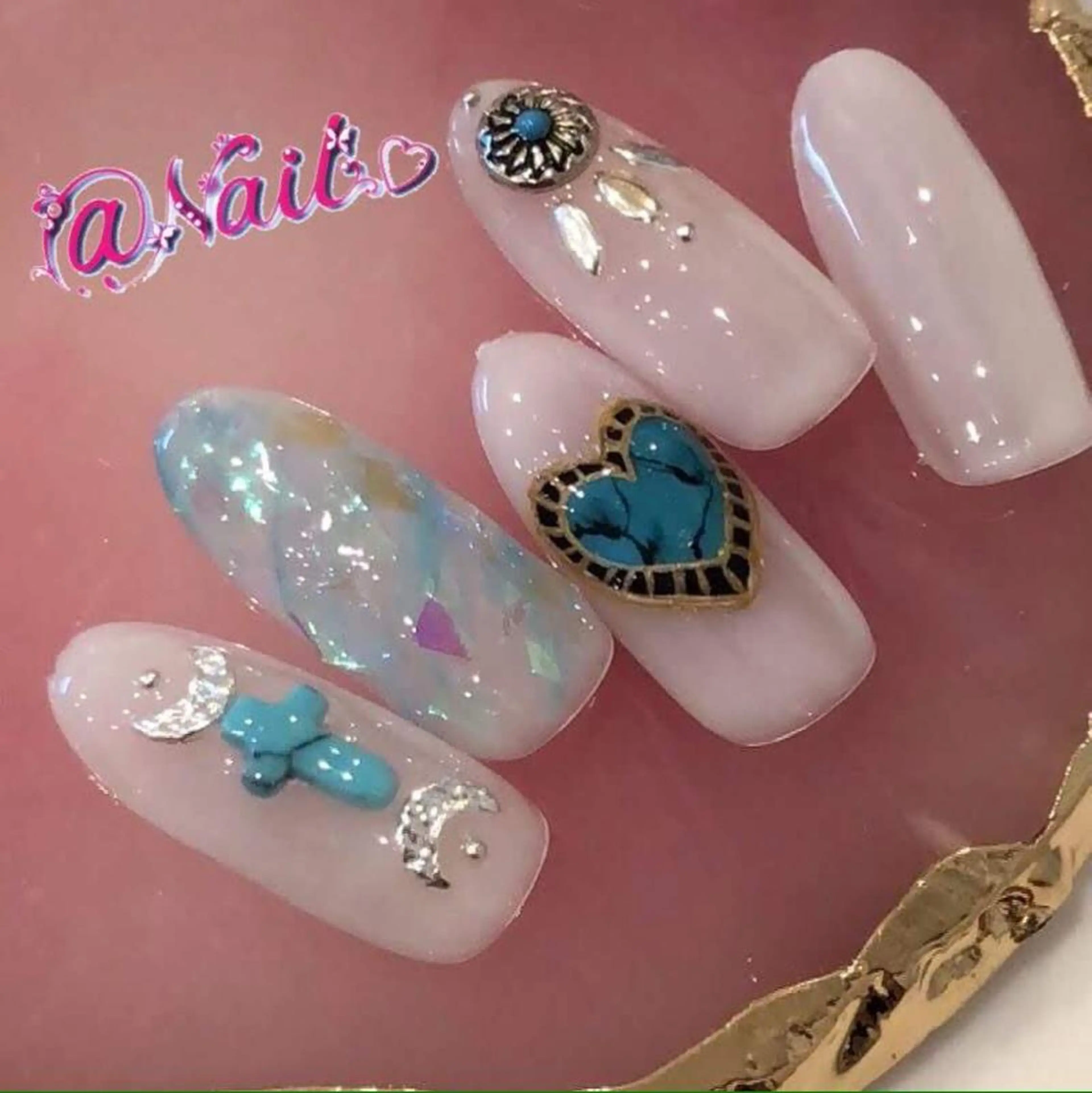 ネイル ネイルチップ 小尾 栞のネイルデザイン