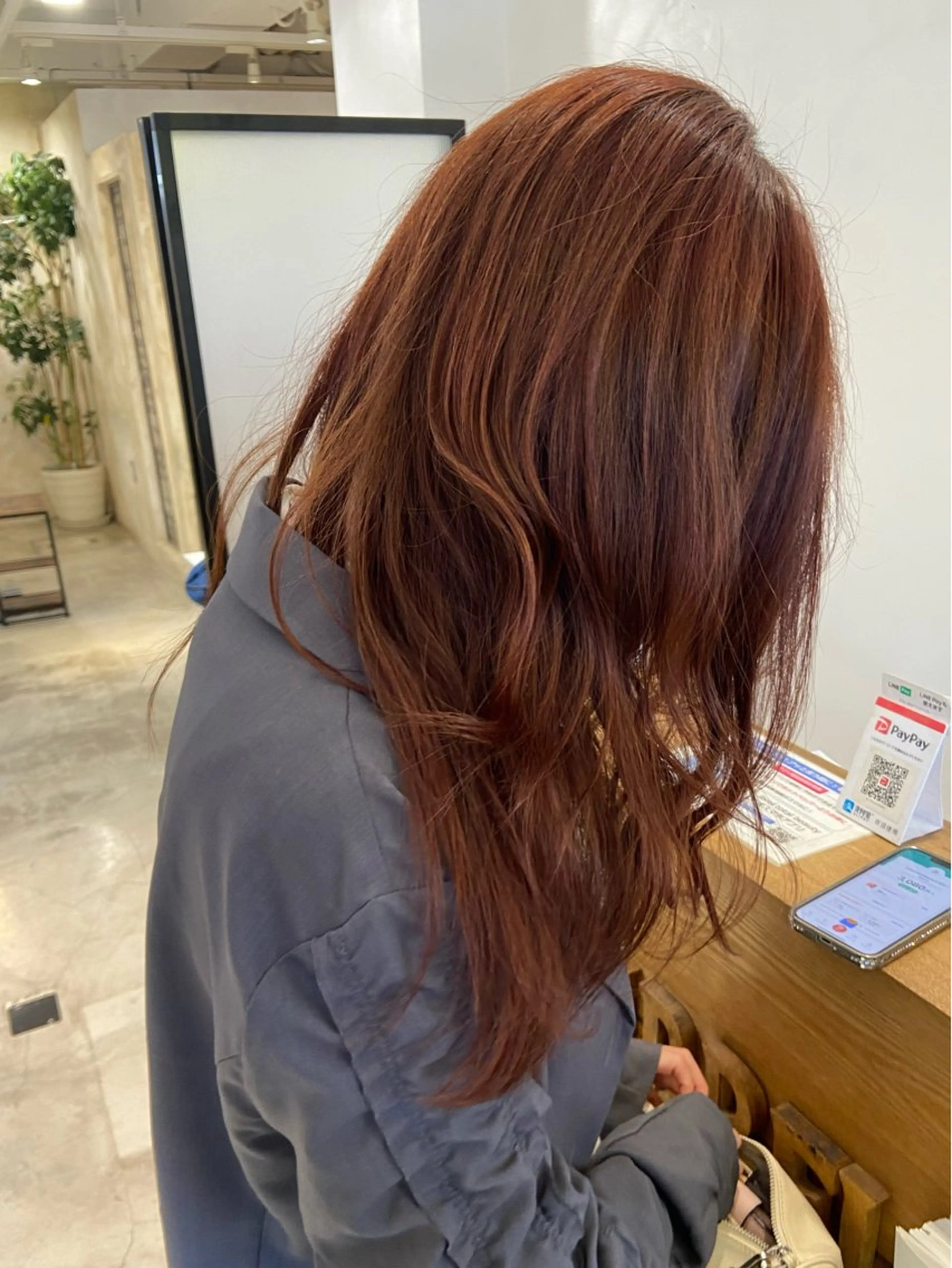 セミロング カラー ENIEN MAKE'S 立川所属・綾/ベージュカラー /パーマ🩰のヘアスタイル