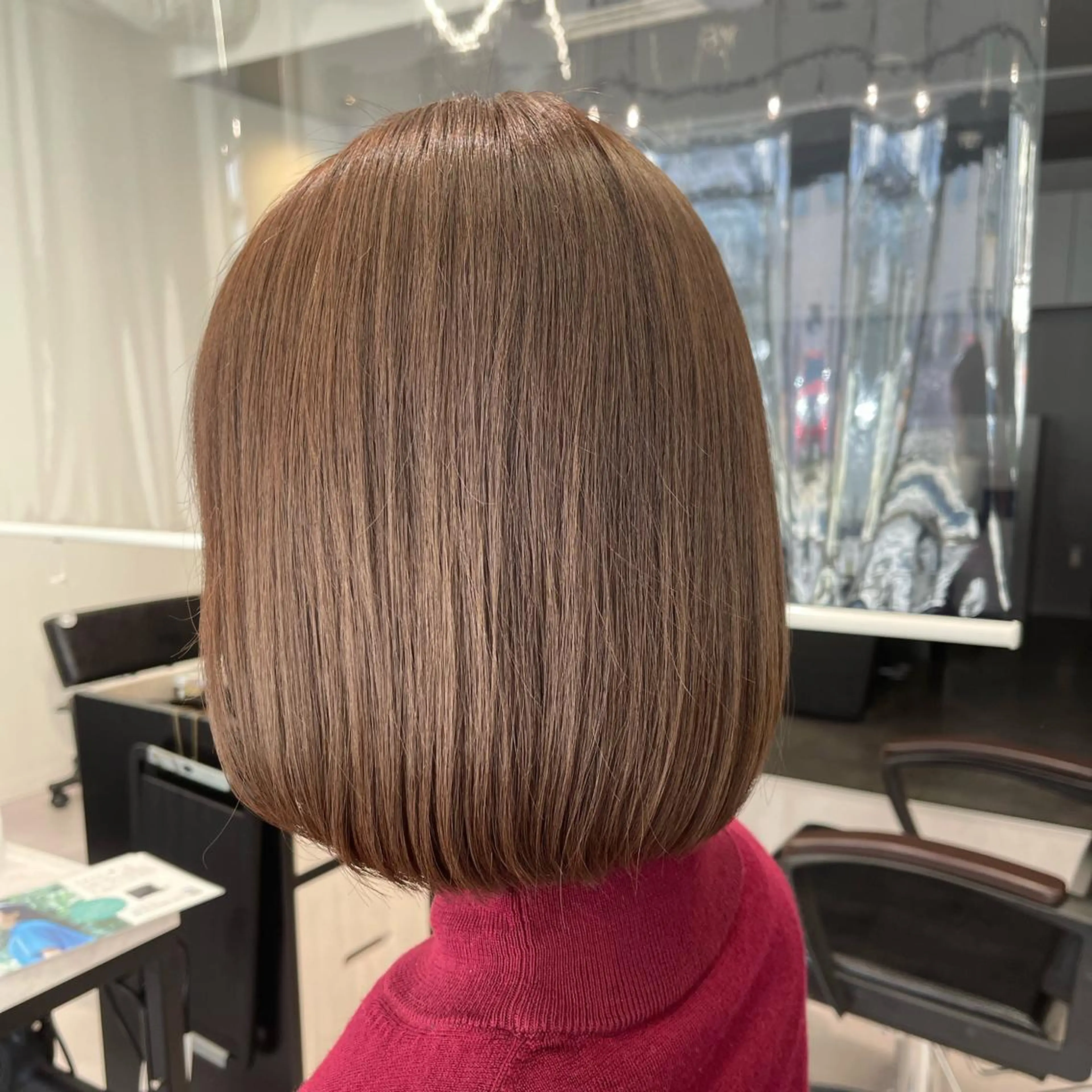 ミディアム カラー ボブ指名No.1 🌼chidaのヘアスタイル