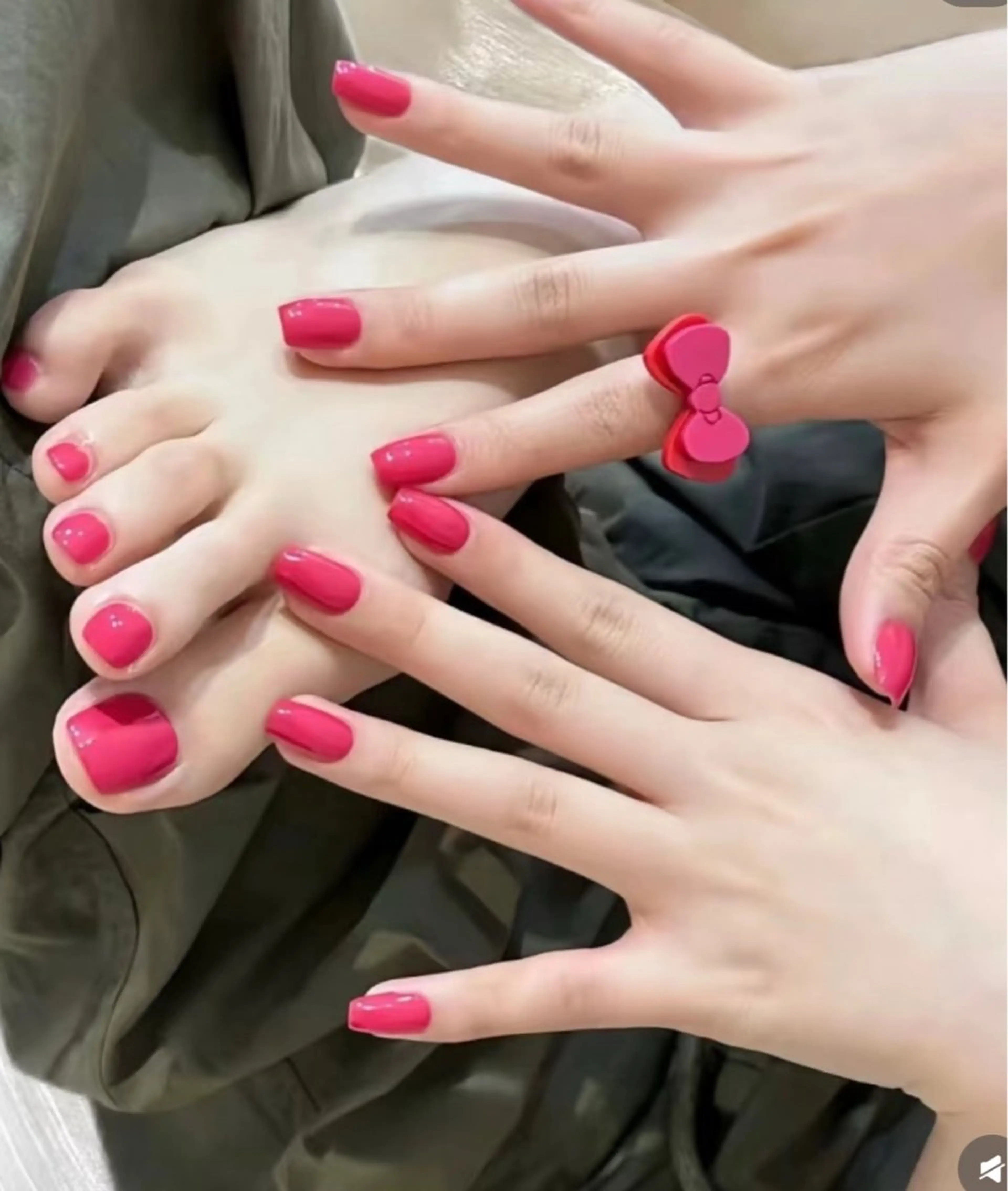 ネイル アートネイル オーロラネイル チークネイル フレンチネイル ガラスフレンチ ハンドネイル フットネイル 🎀🎀YooLi Nail Salonのネイルデザイン