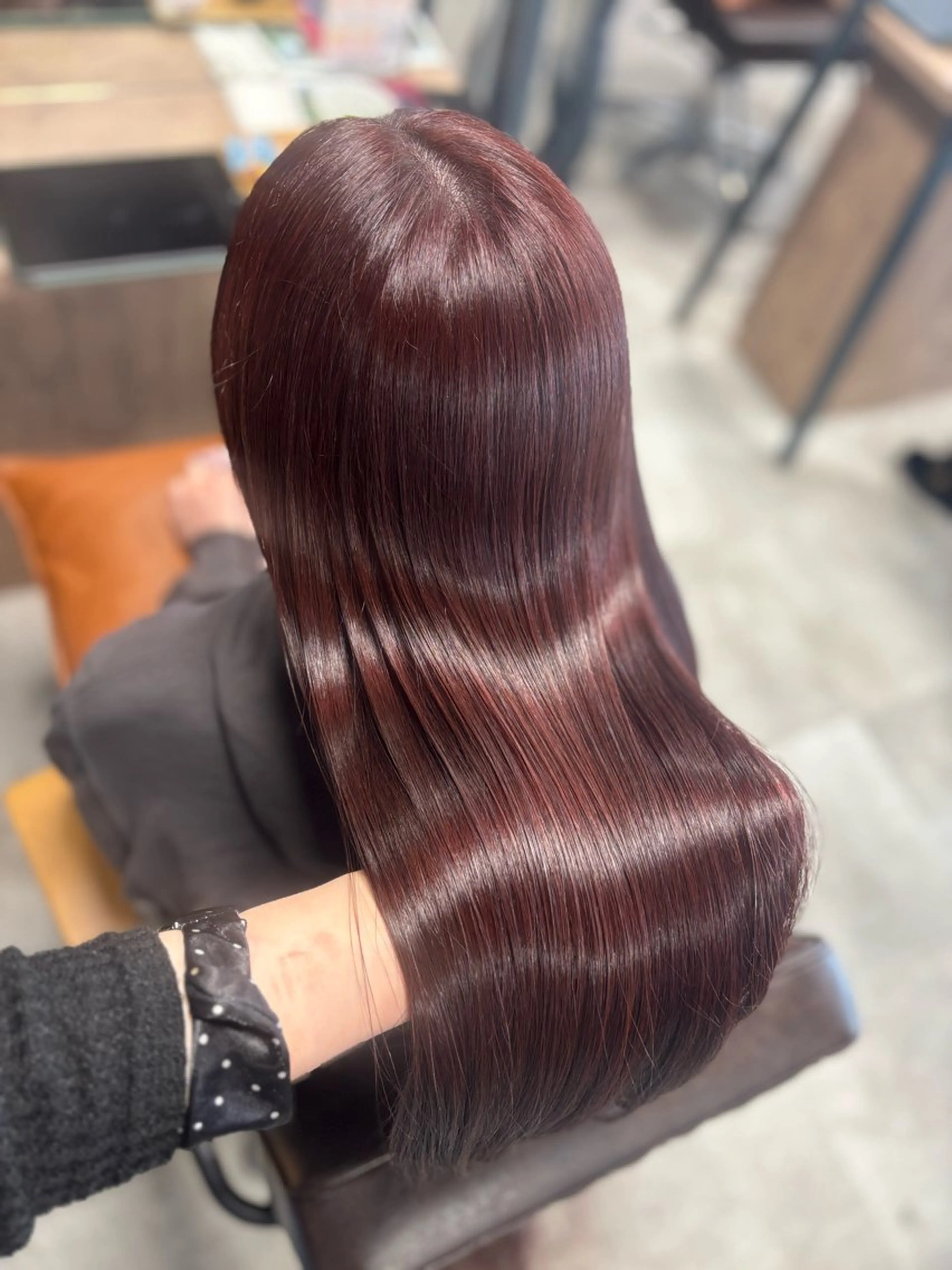 ロング ヘアカラー トリートメント きょうか🩶 /艶髪/ボブのヘアスタイル