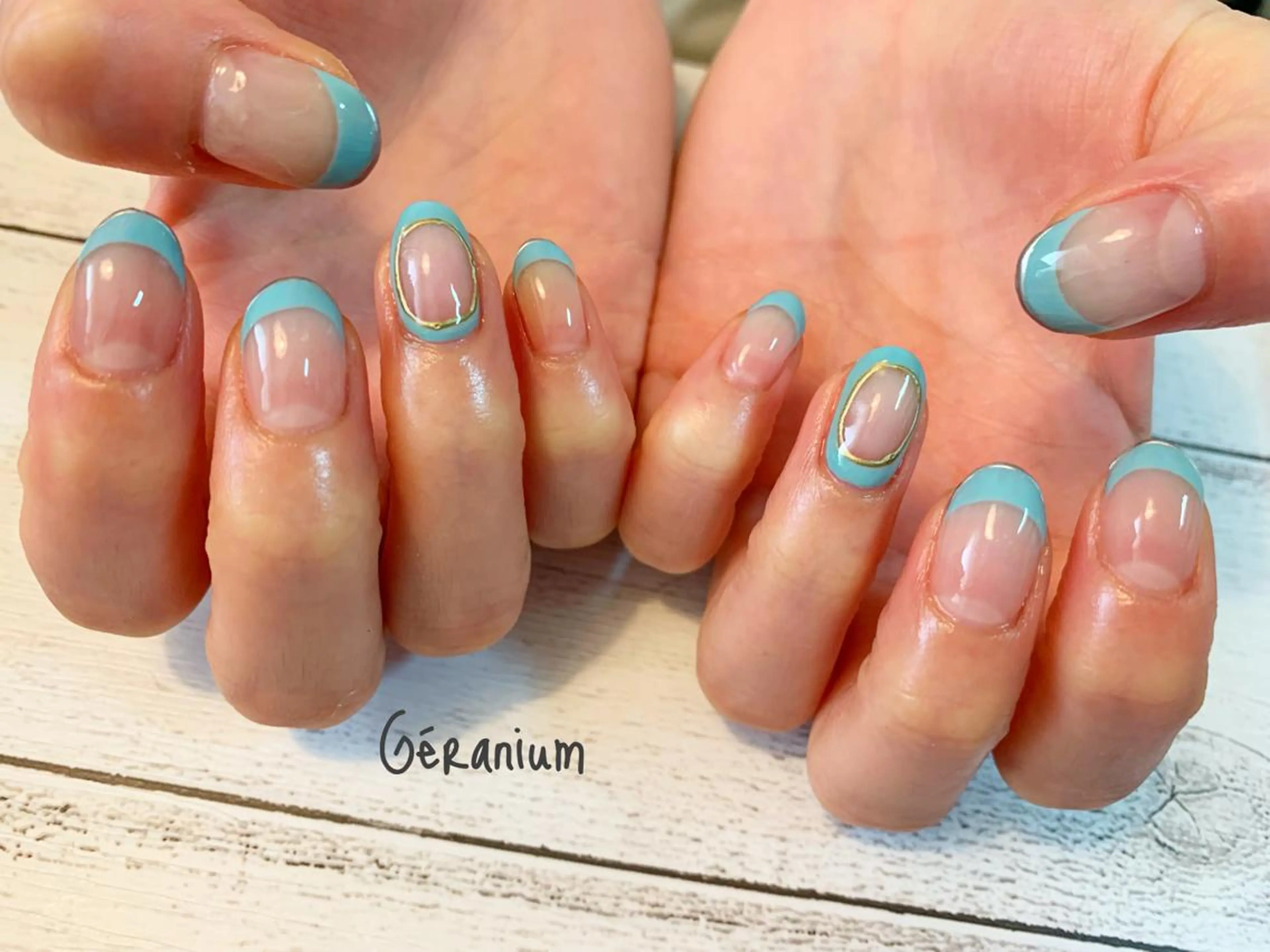 ネイル ハンドネイル GéRanium Harukaのネイルデザイン
