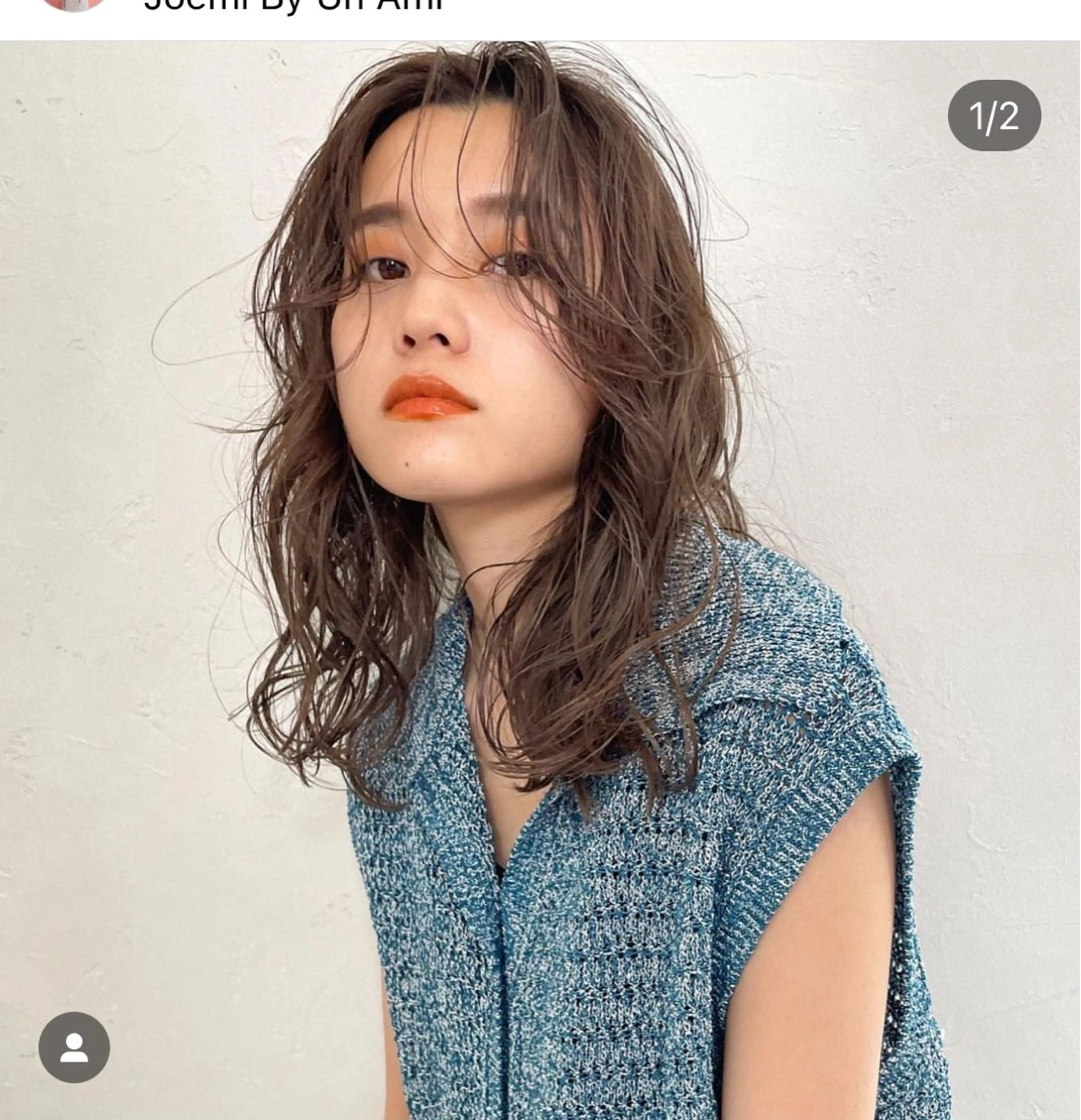 ミディアム パーマ ren ボブロブ/ミディアムのヘアスタイル