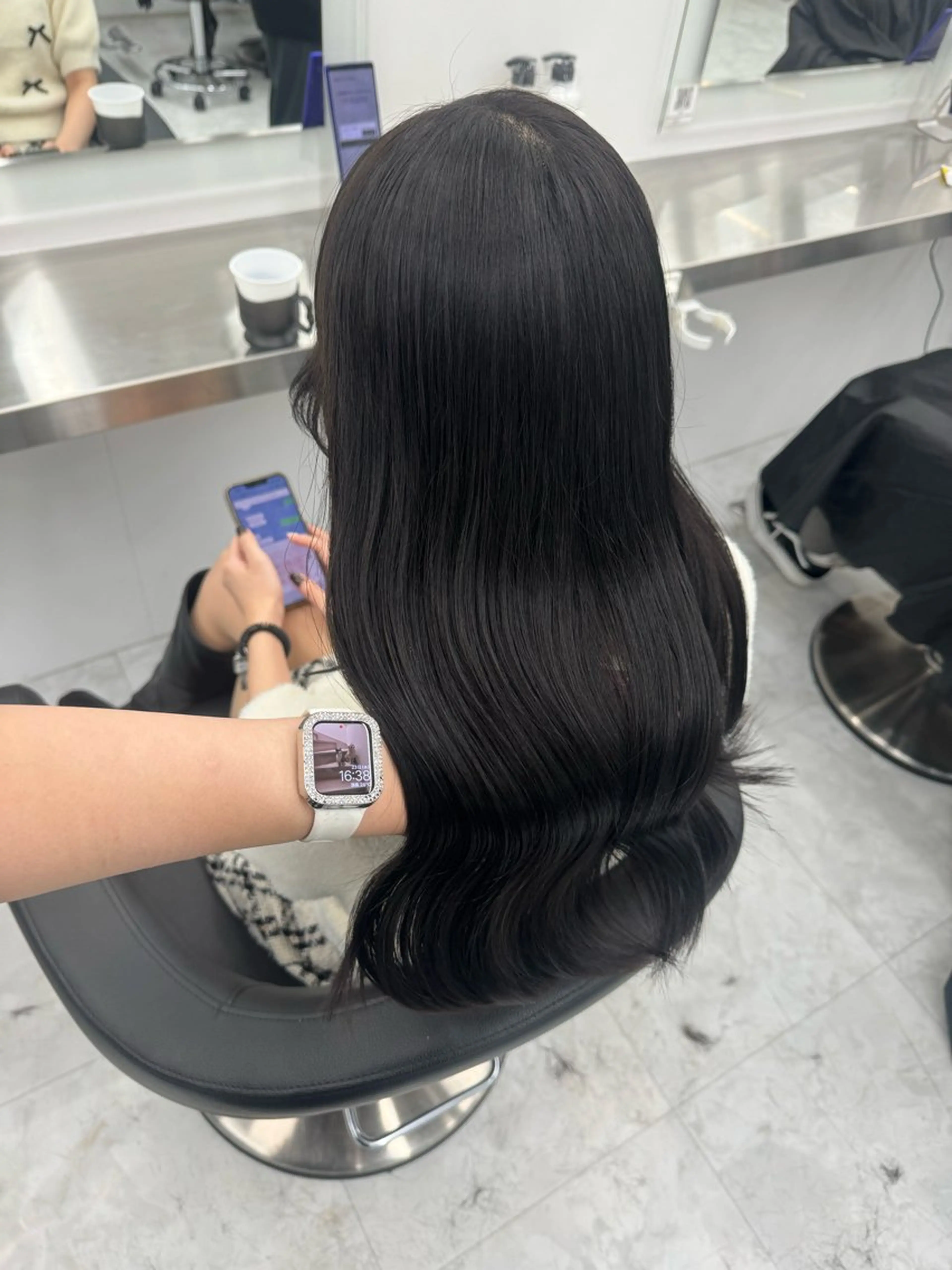 ロング カラー カット ヘアカラー ヘッドスパ ヘアセット 🎀愛されgirly ヘア🫧Ayakaのヘアスタイル