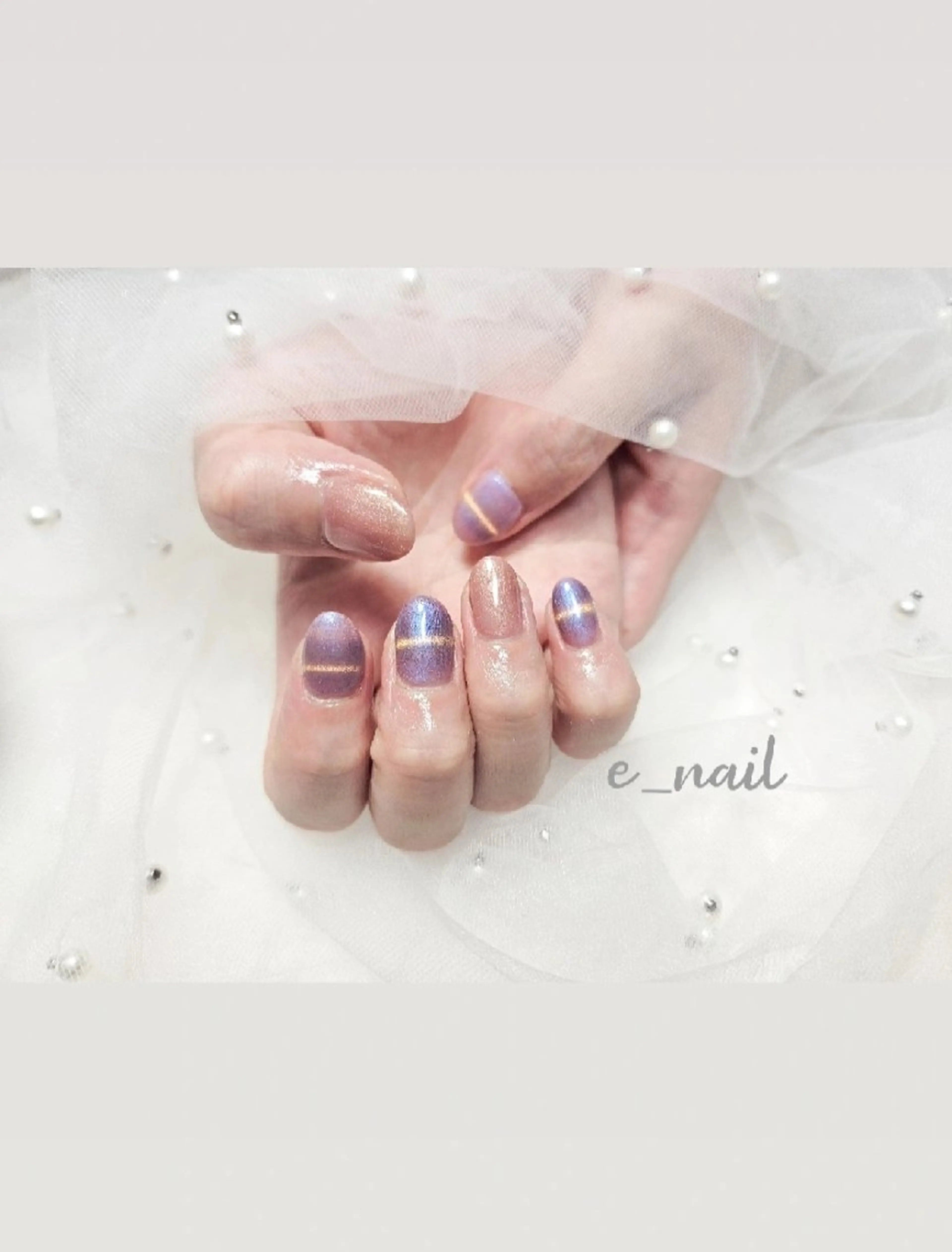ネイル e_nail🍀自宅 サロン八潮eri☆　のネイルデザイン