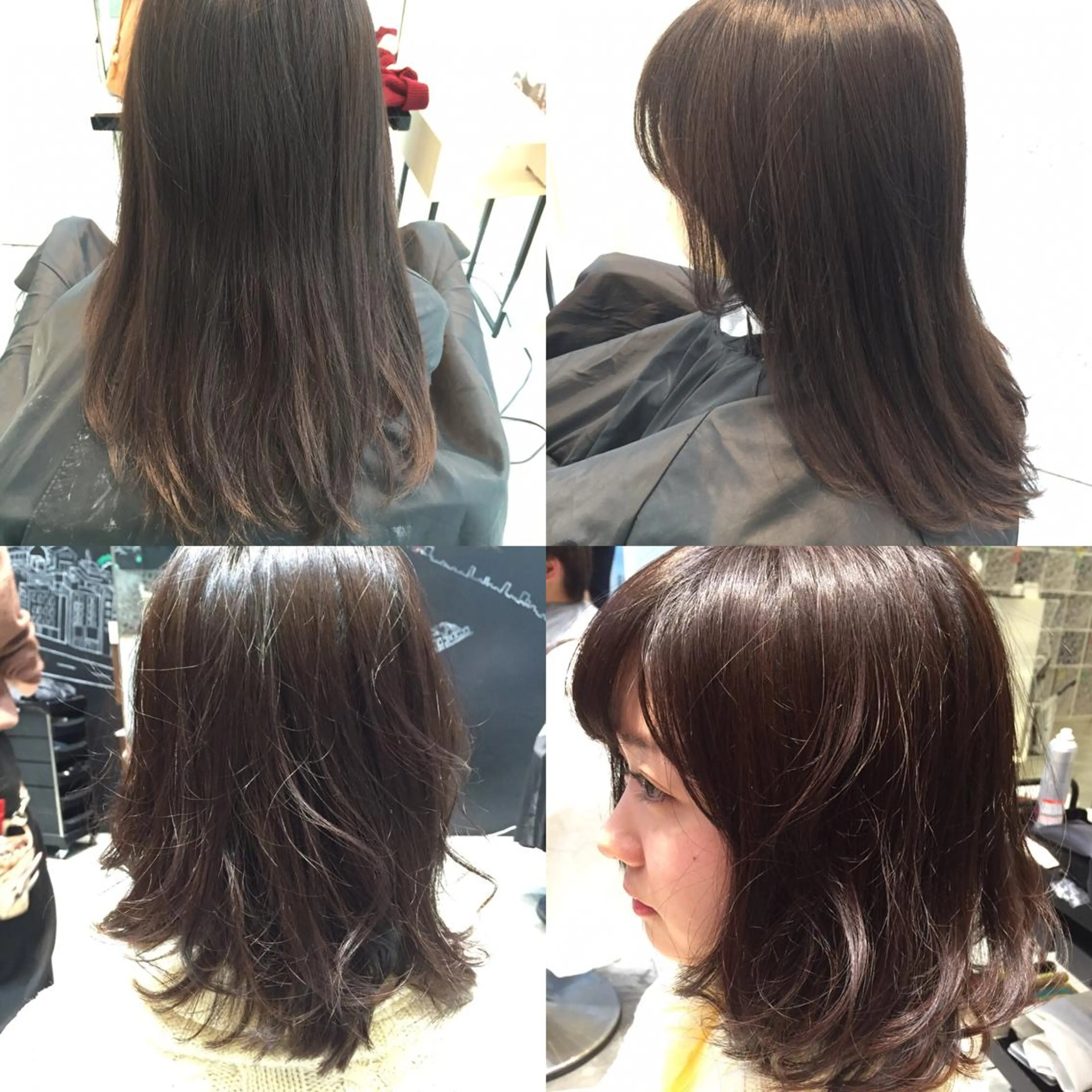 ミディアム セミロング ロング カラー Re:ta KANZOのヘアスタイル