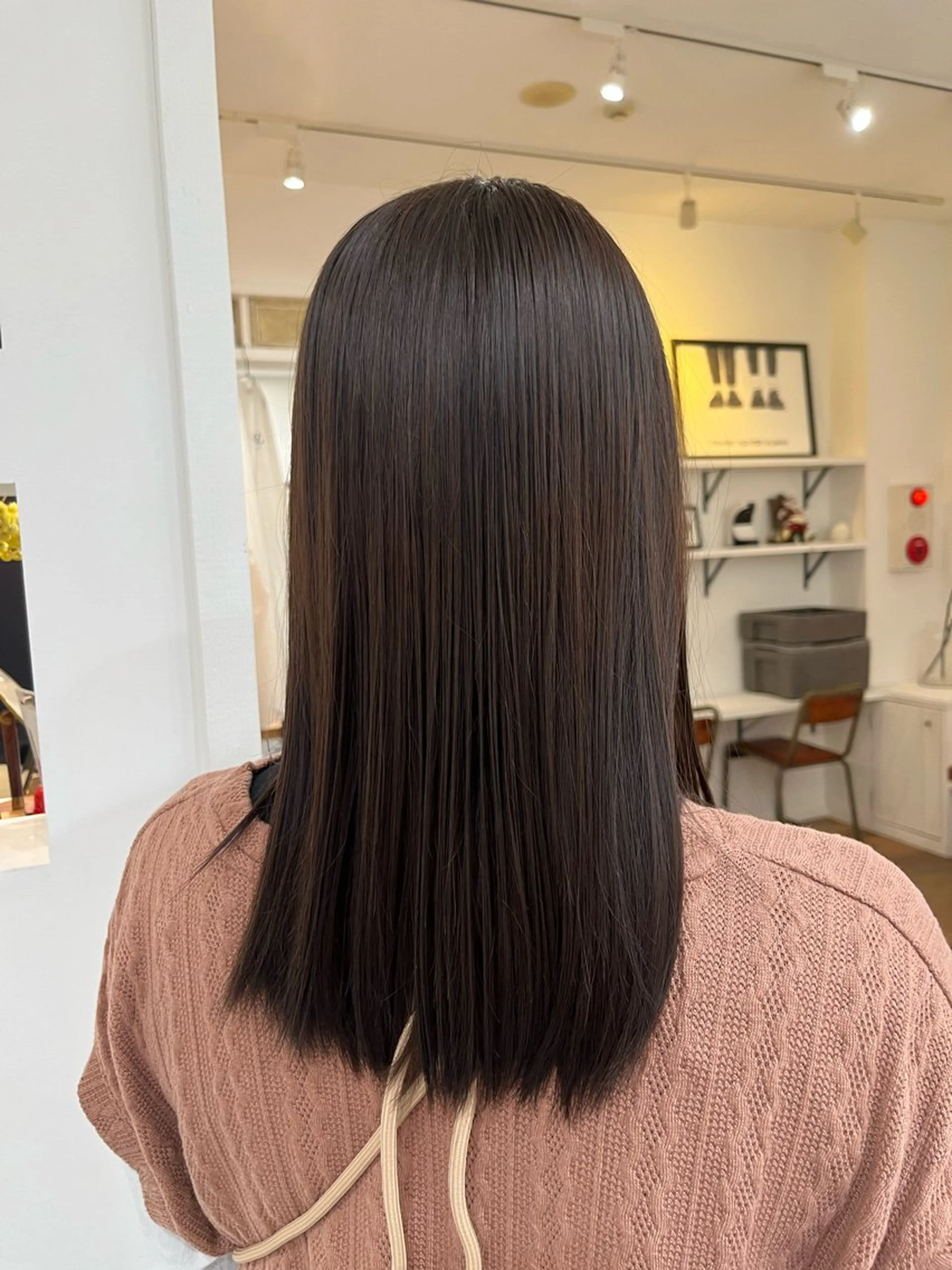 セミロング カラー 無料カットモデル‪✨ ✂️Nanami🌷のヘアスタイル