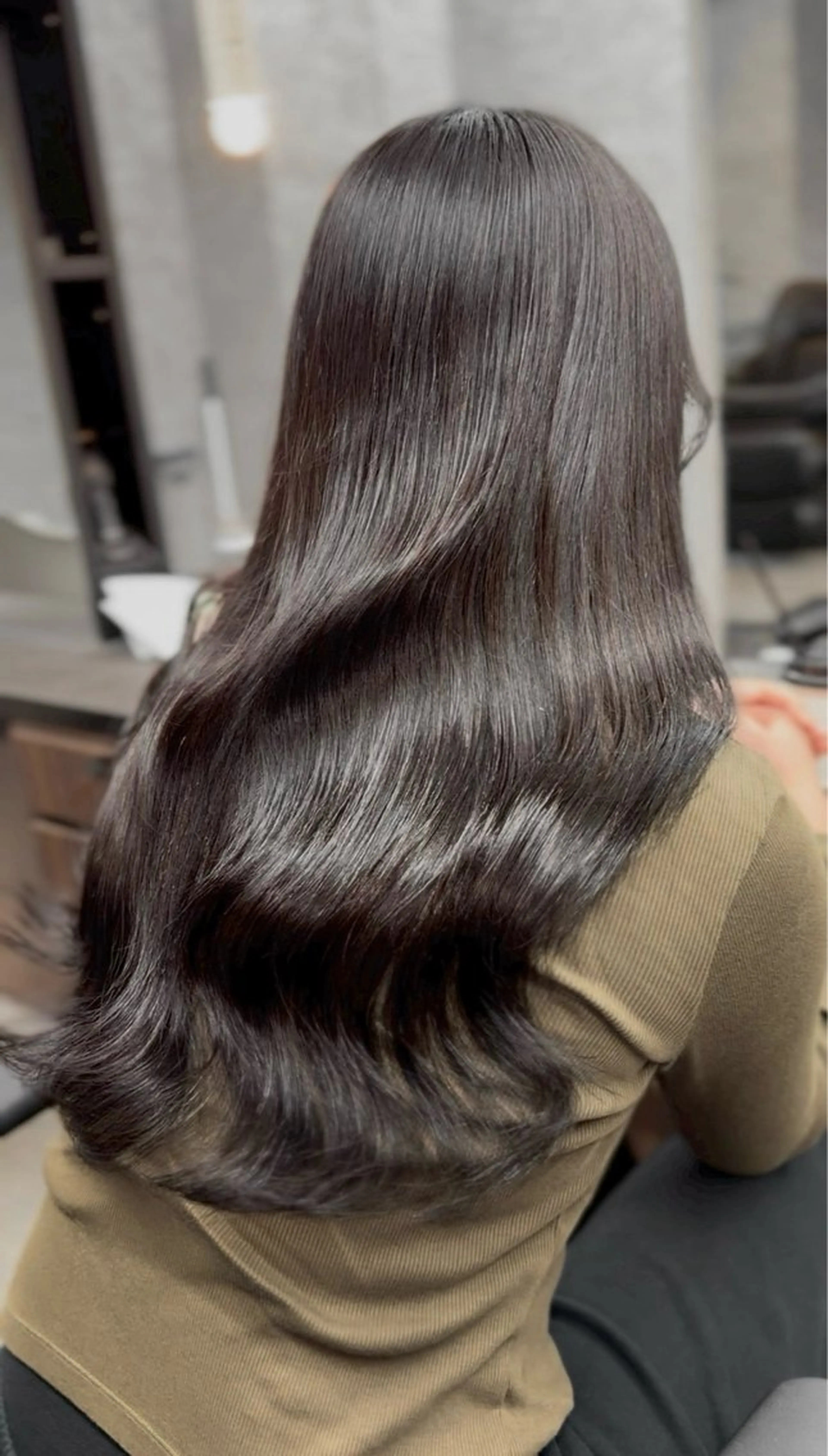 ロング カラー ブリーチなしWカラー 超特化/YURAのヘアスタイル