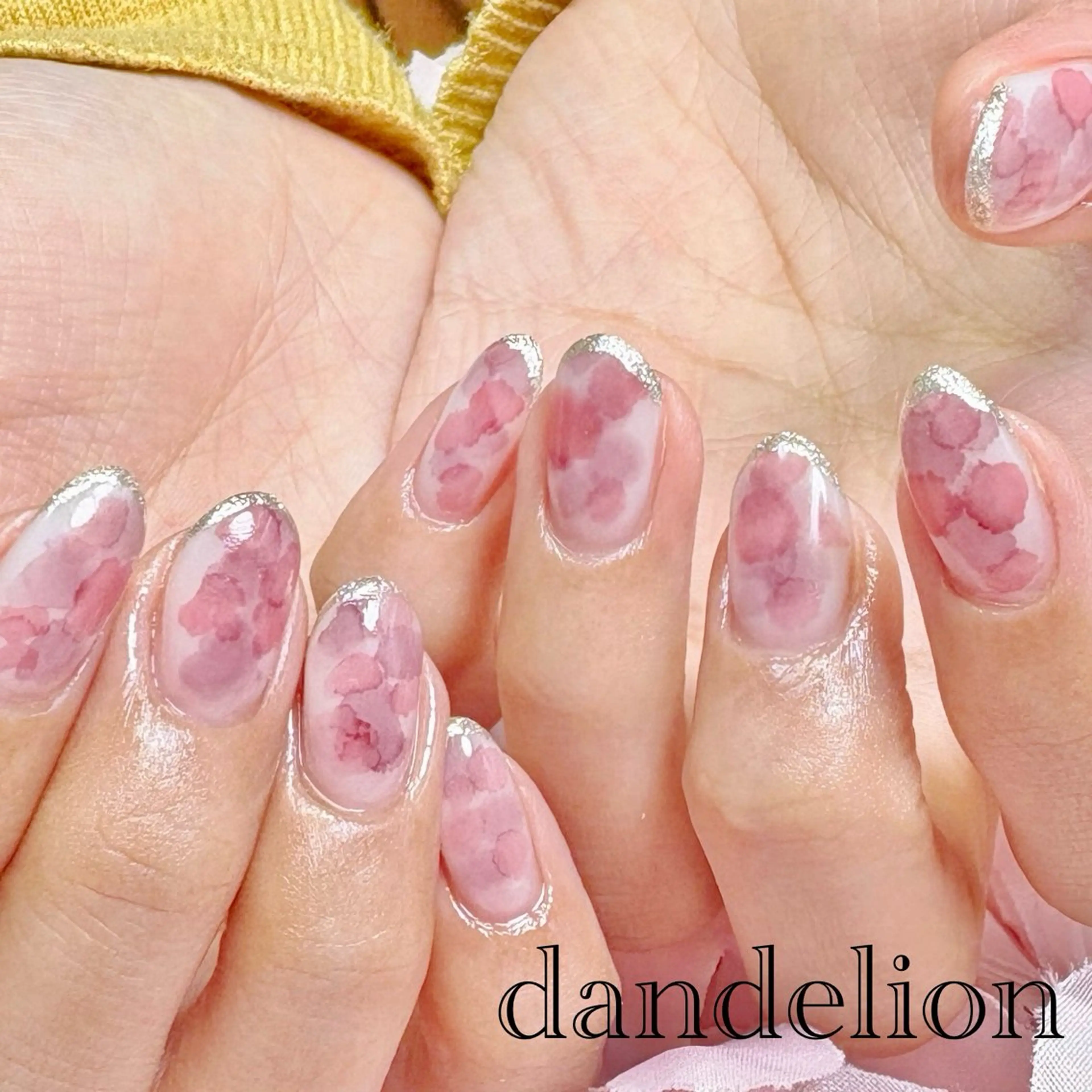 ネイル ハンドネイル ハンドケア dandelion ダンデライオンのネイルデザイン