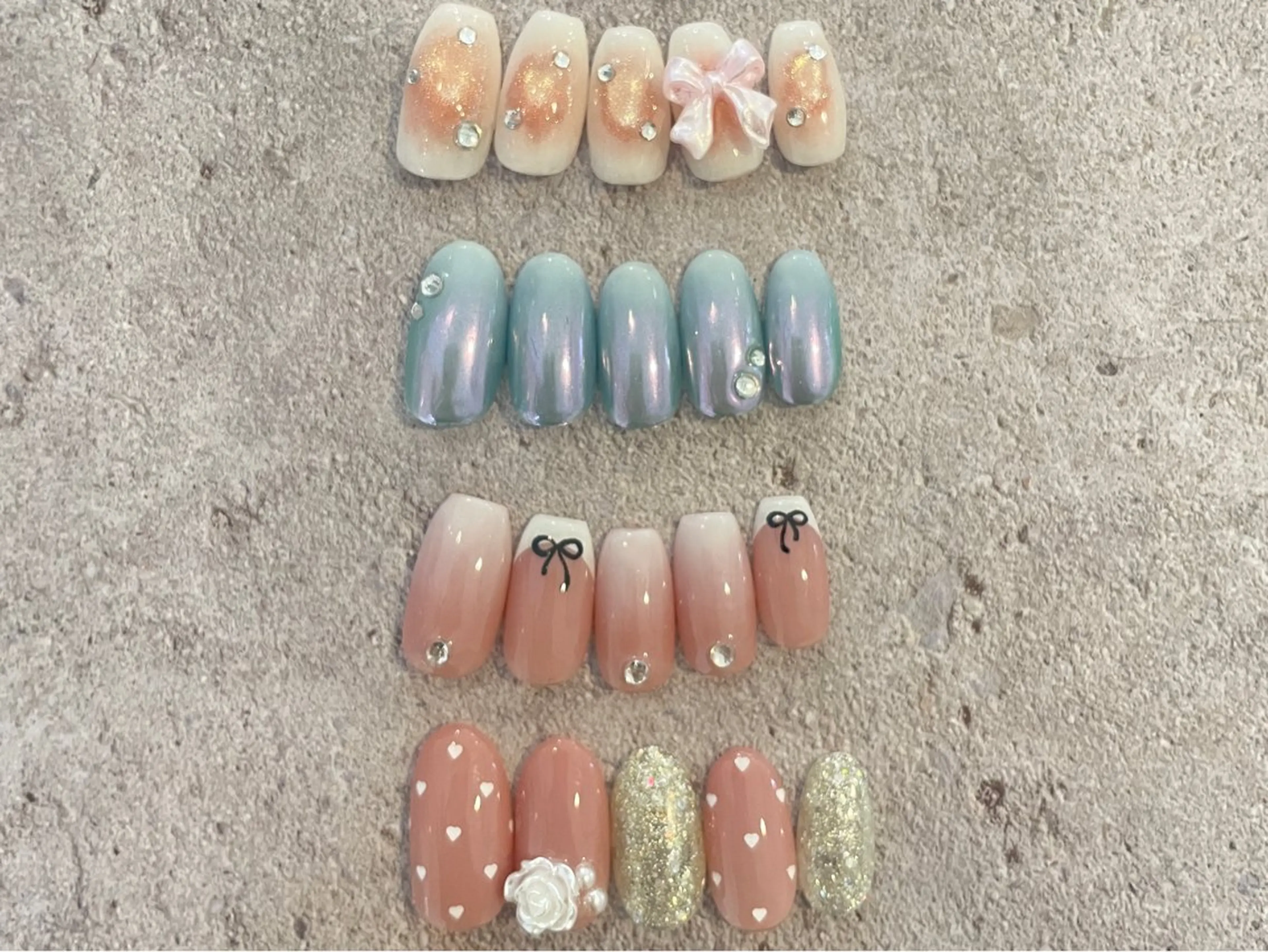 ネイル ドット ワンホンネイル HENECY🎀 Rinのネイルデザイン