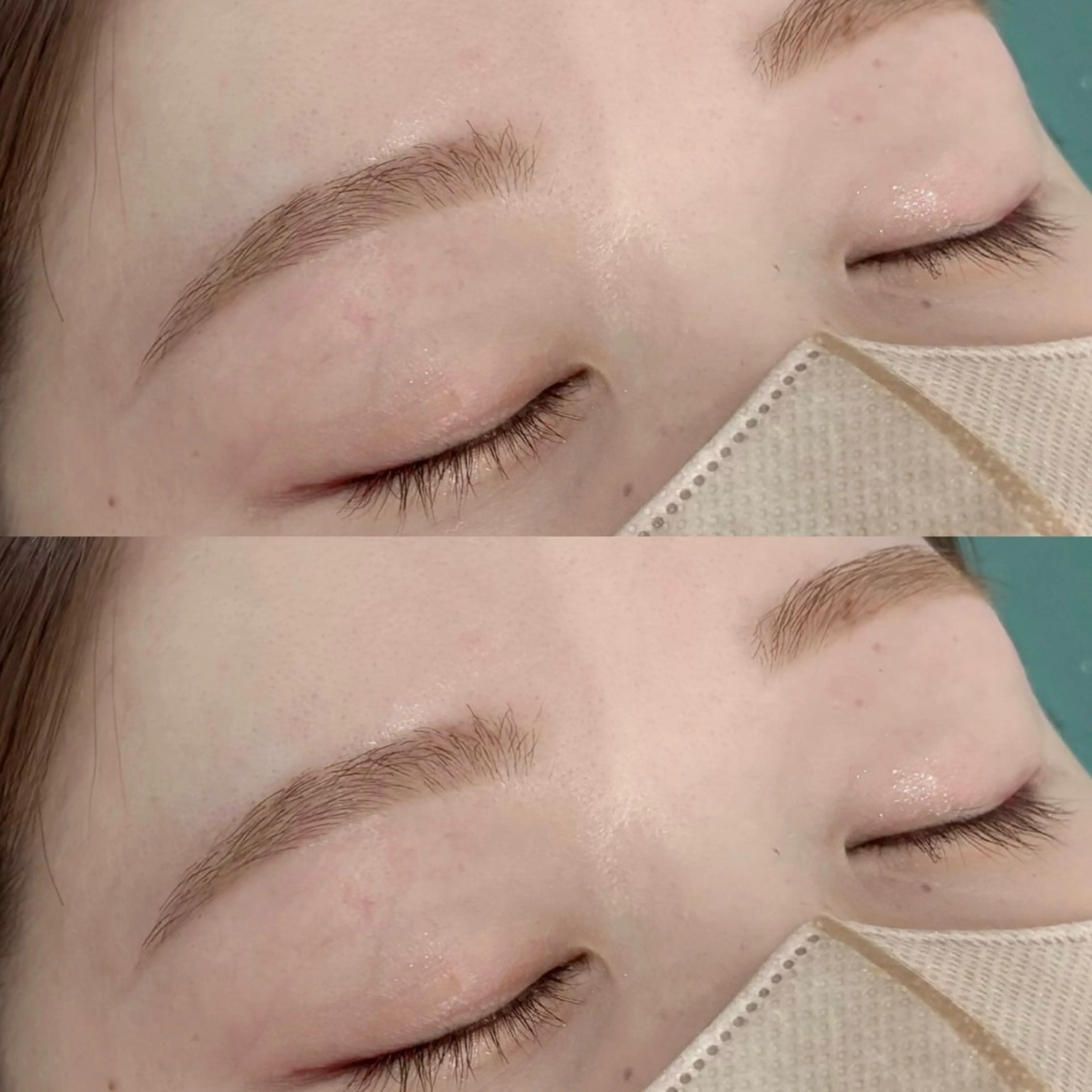 眉毛ワックスの写真