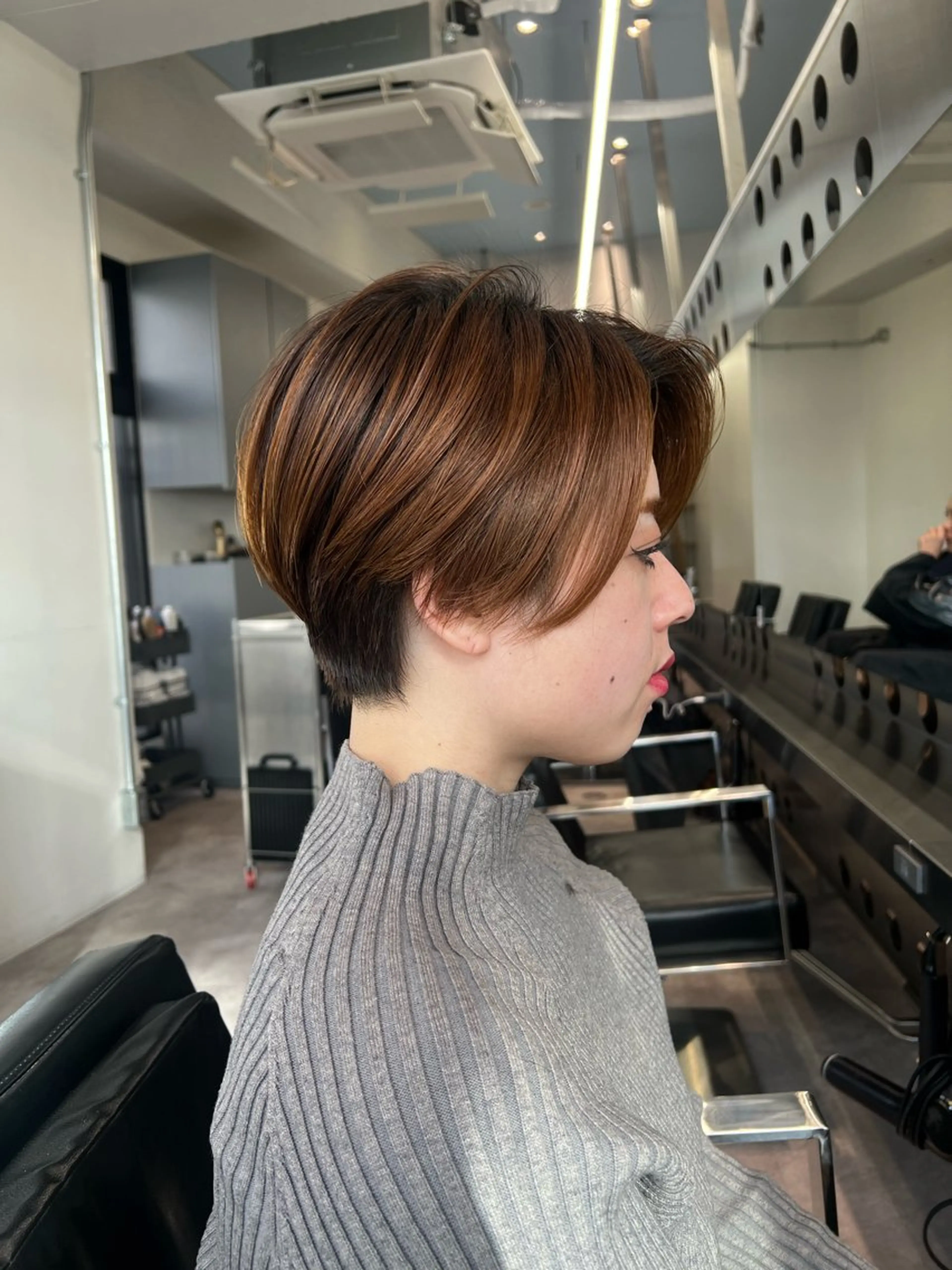 ショート ハンサムショート ショートヘア カット 堀江 /木下椋麻のヘアスタイル