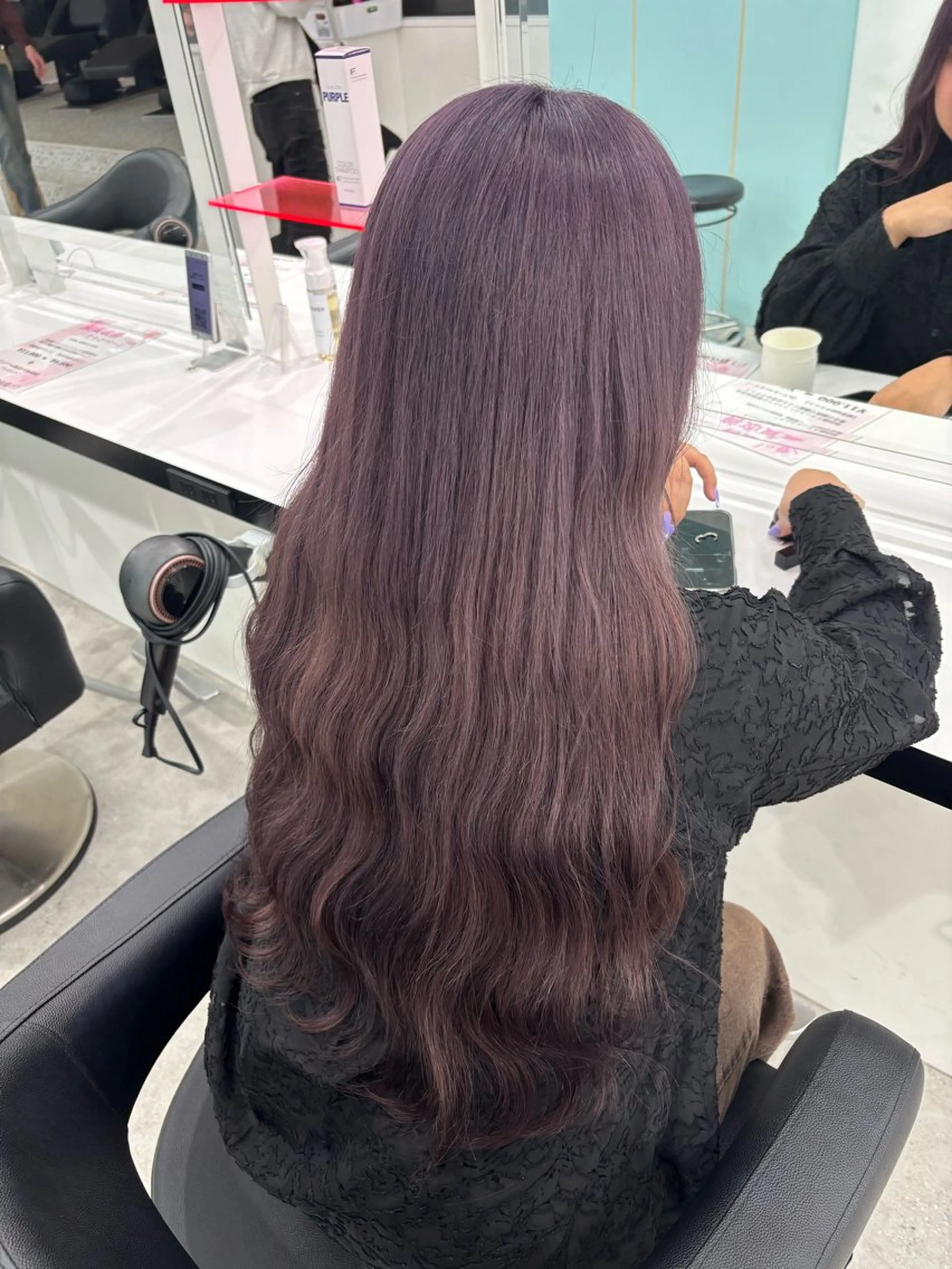 ロング ヘアカラー トリートメント Wカラー/暖色/べ ージュりく©︎🐝のヘアスタイル