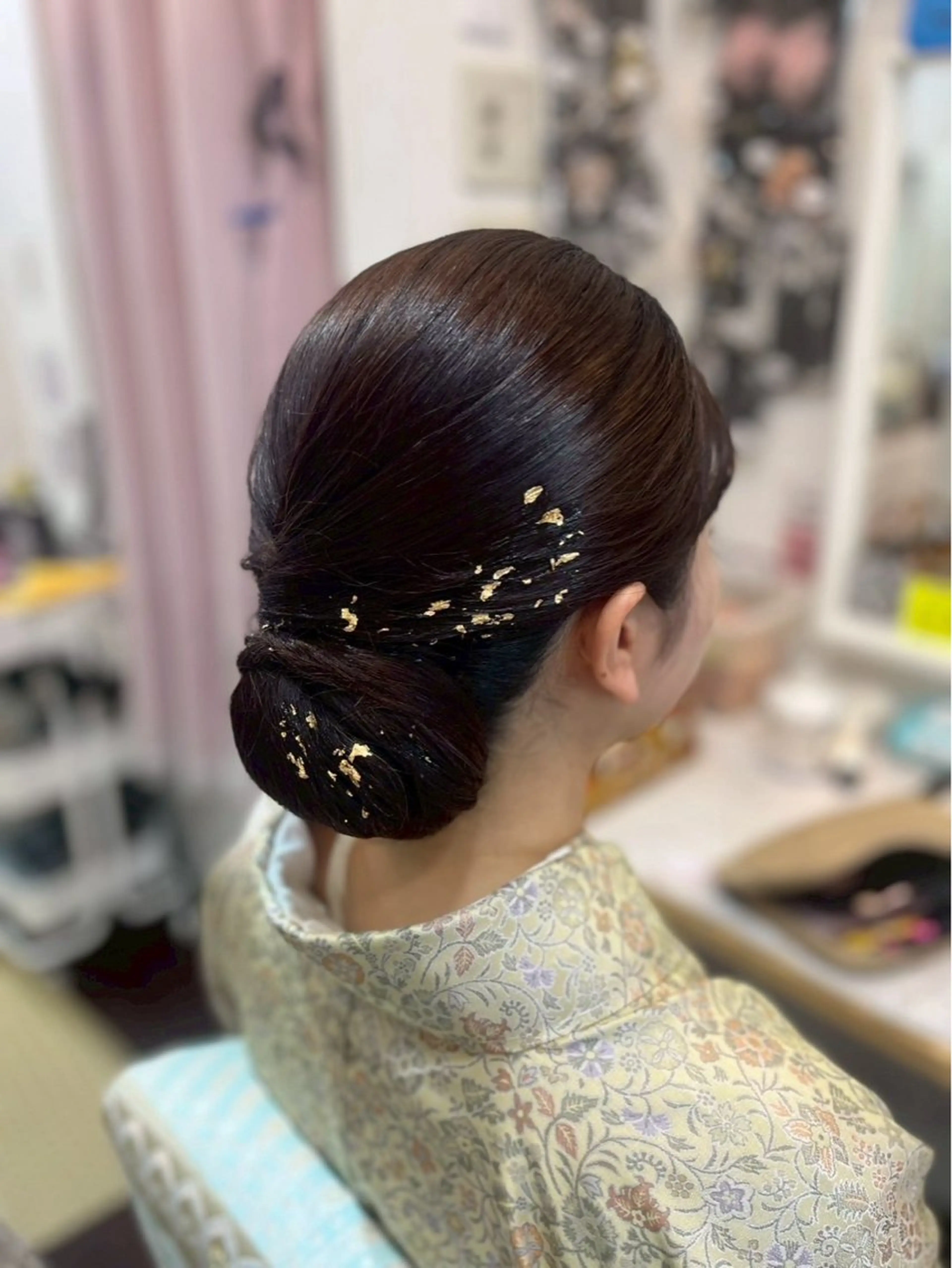 【17:00​〜​20:30限定🌈】へアセットレディース⭐️スジ盛り、和髪👘の写真