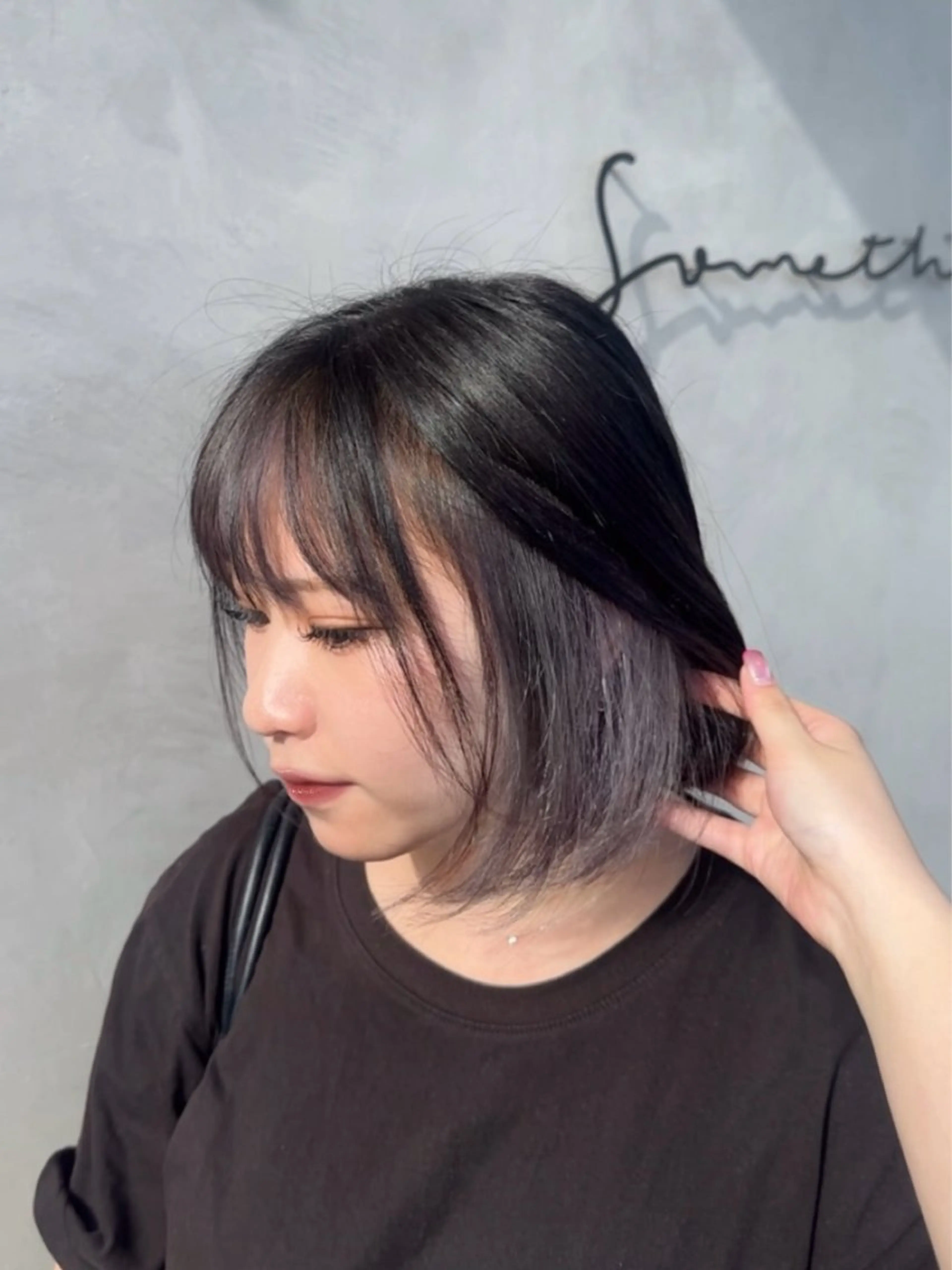 highlight or inner color + treatment 🤍の写真