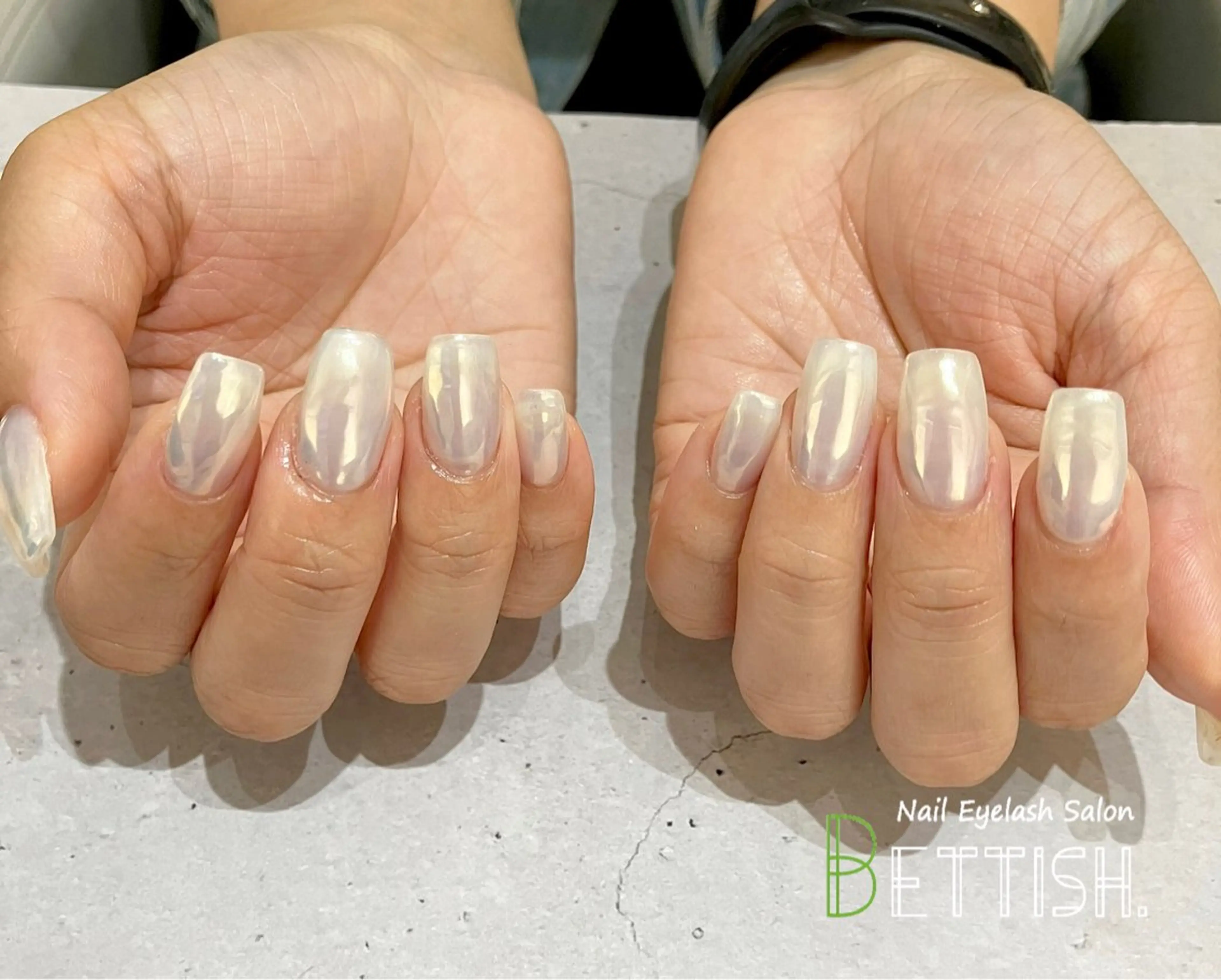 ネイル オーロラネイル ミラーネイル BETTISH. KUMIKO☺︎︎のネイルデザイン