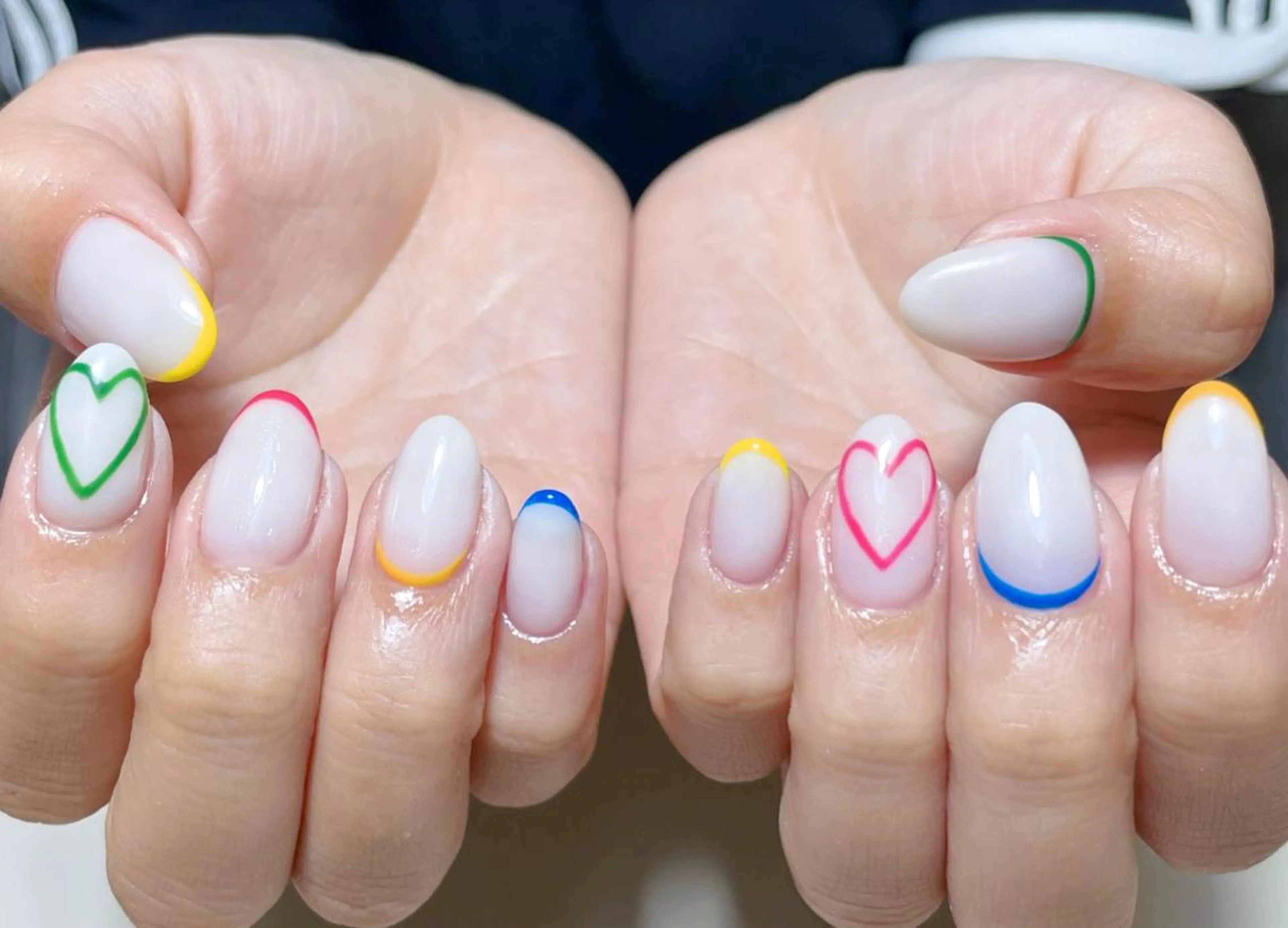 ネイル ハンドネイル By moonネイル 🌷ワンホン/韓国風のネイルデザイン