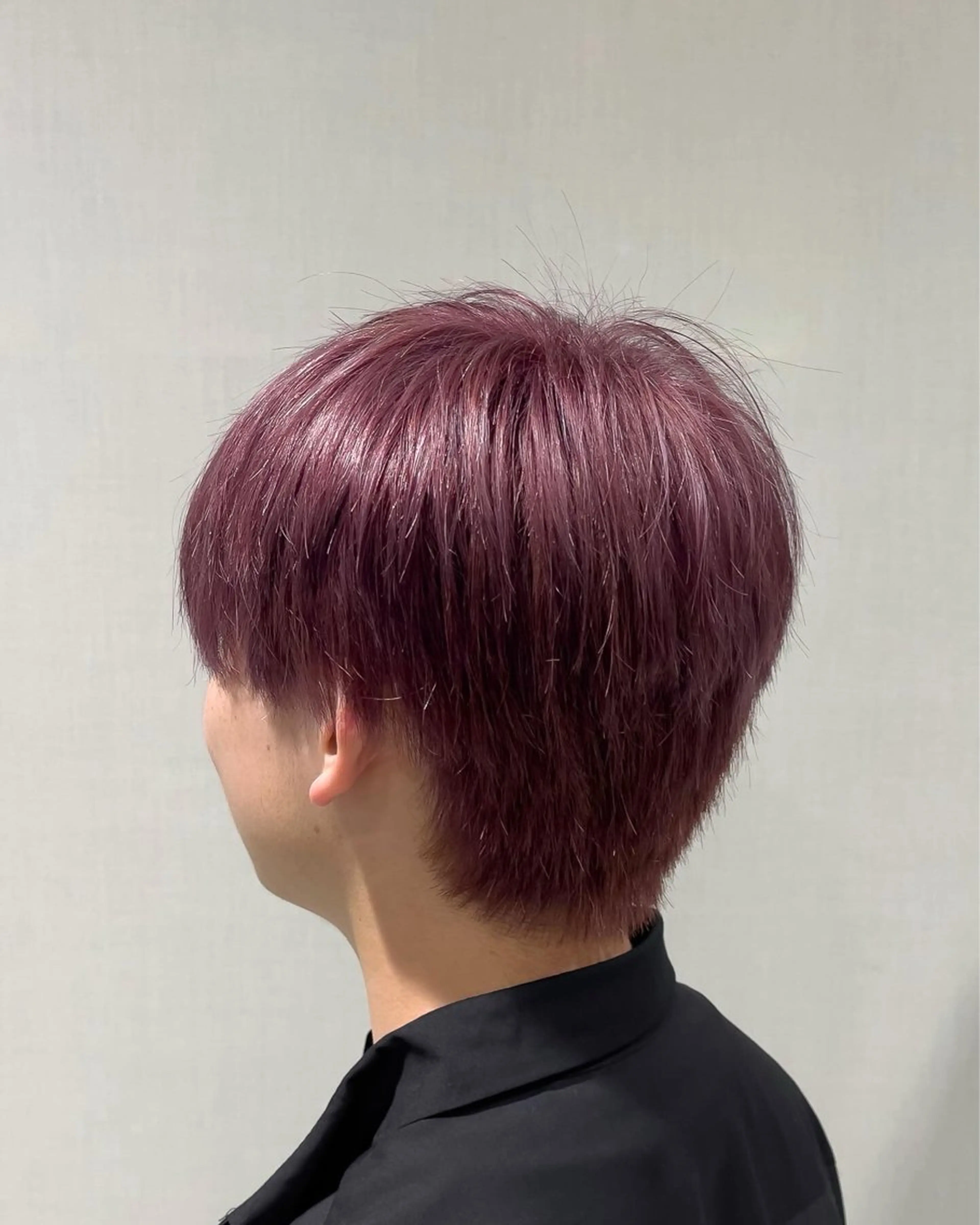 ショート カラー メンズ メンズブリーチ ブリーチ 透明感カラー ピンクカラー カット ヘアカラー MURATA KOHEIのヘアスタイル