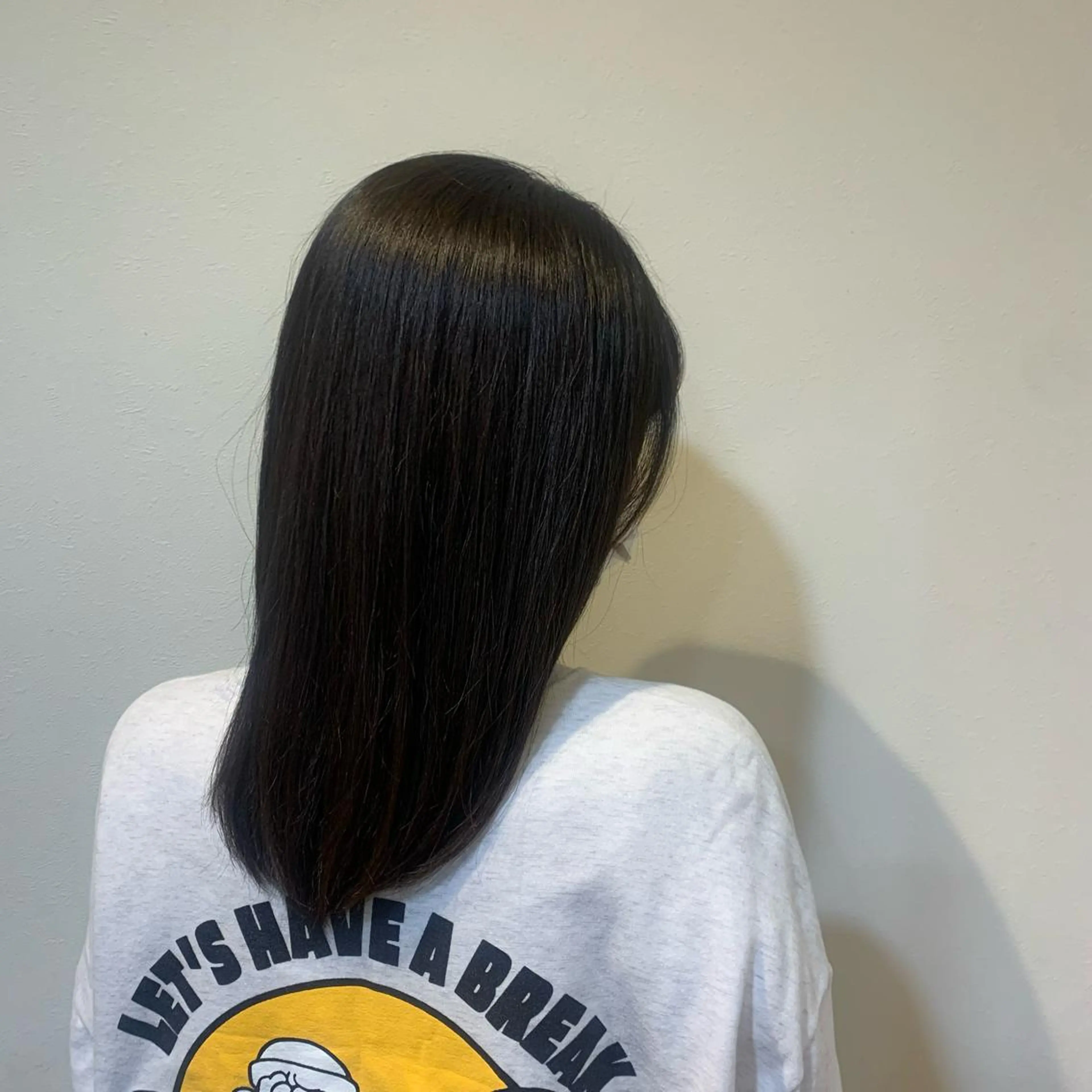 セミロング 永田 幸花のヘアスタイル