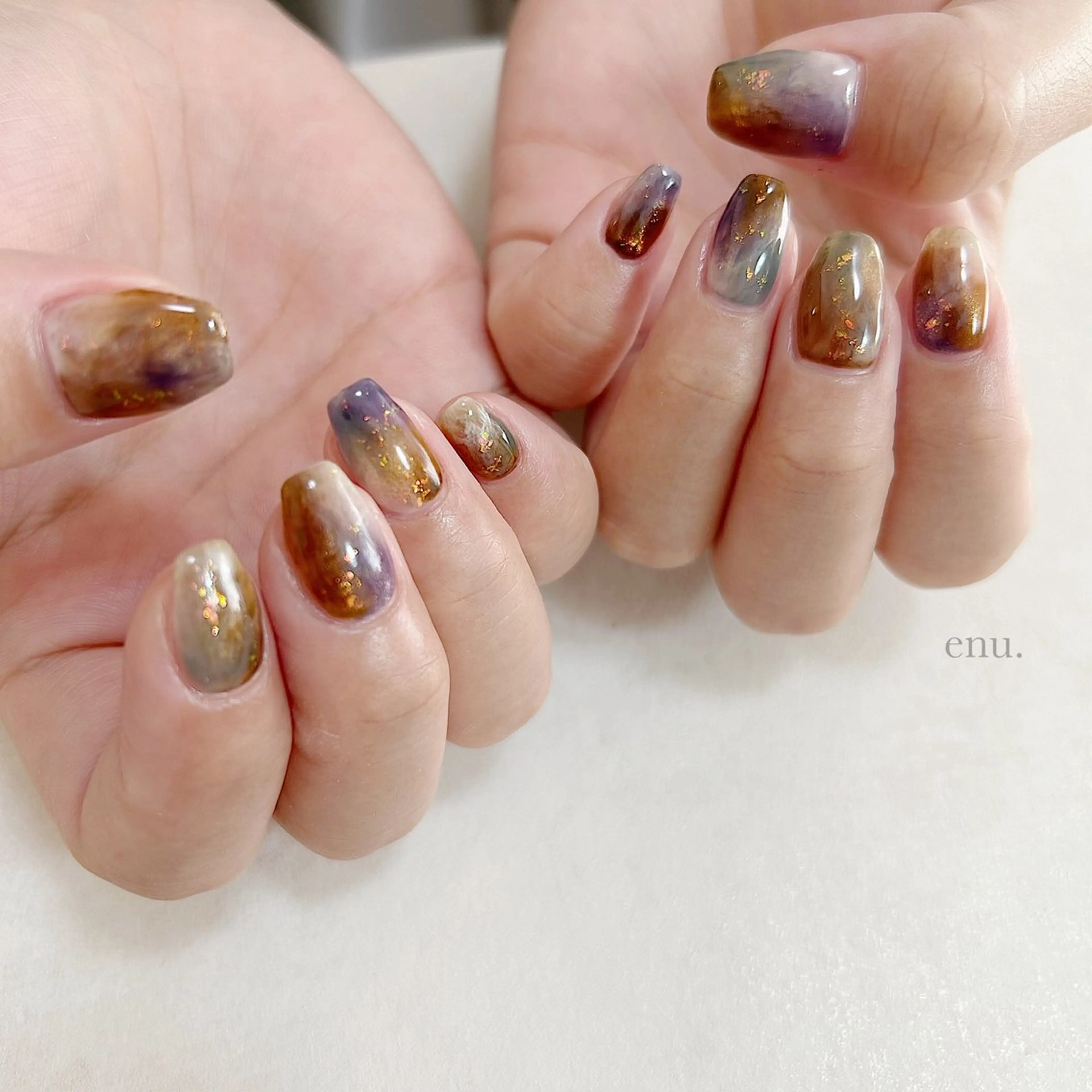 ネイル ハンドネイル enu. nanakoのネイルデザイン