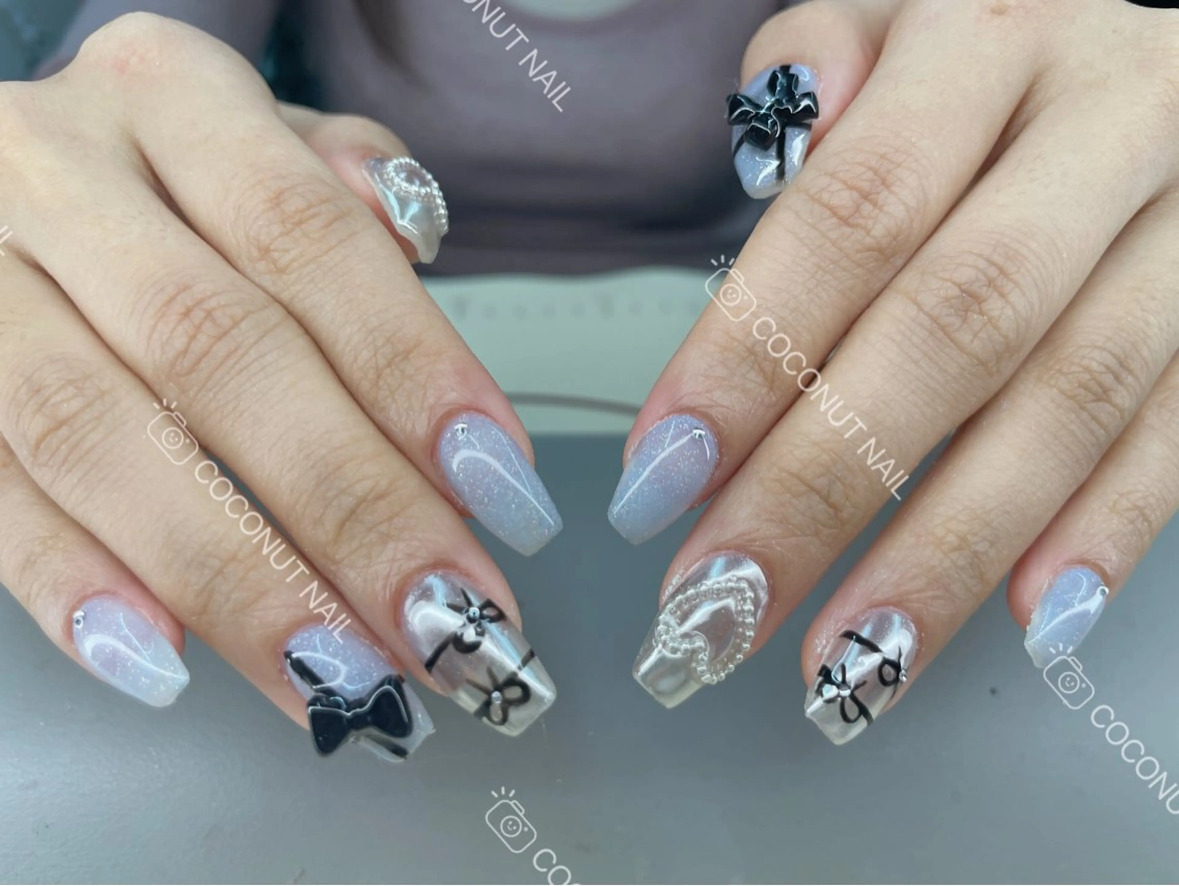ネイル ハンドネイル 神田 ココナッツのネイルデザイン
