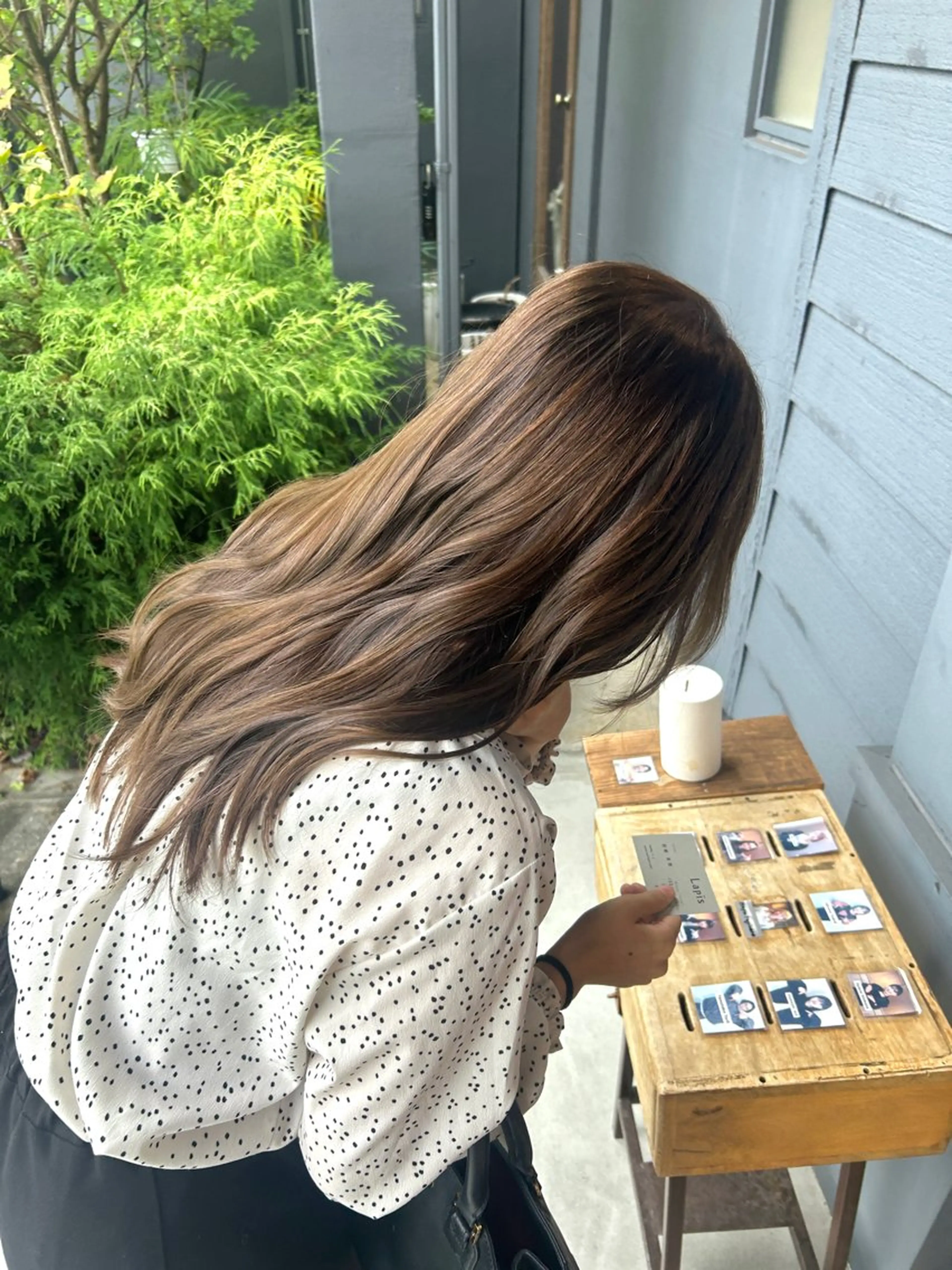 カラー ベージュカラー 透明感カラー オリーブベージュ ヘアカラー hair lapis上地所属・ラベンダーカラー/ 岡崎/たさき　みゆうのヘアスタイル