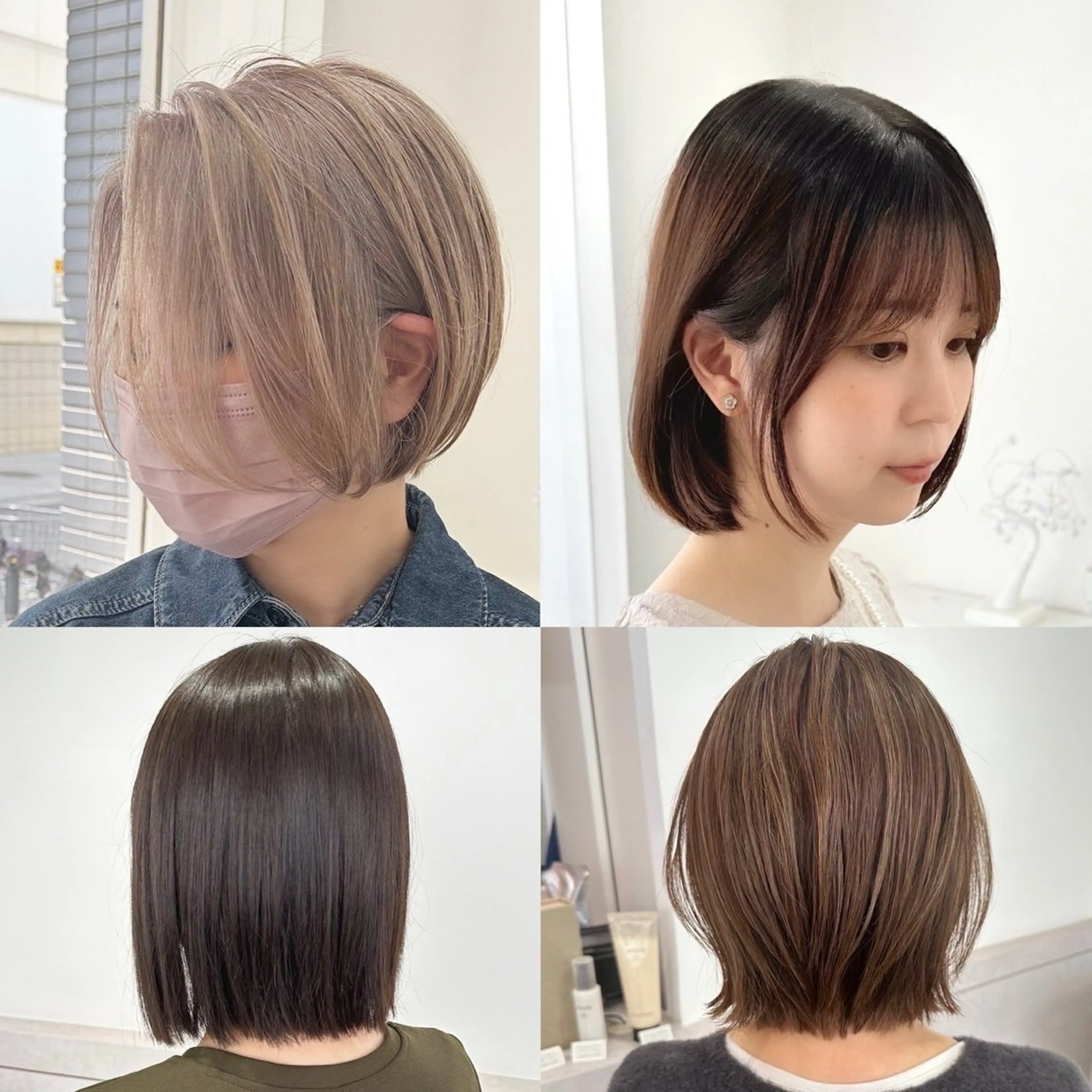 ボブヘア限定カットの写真