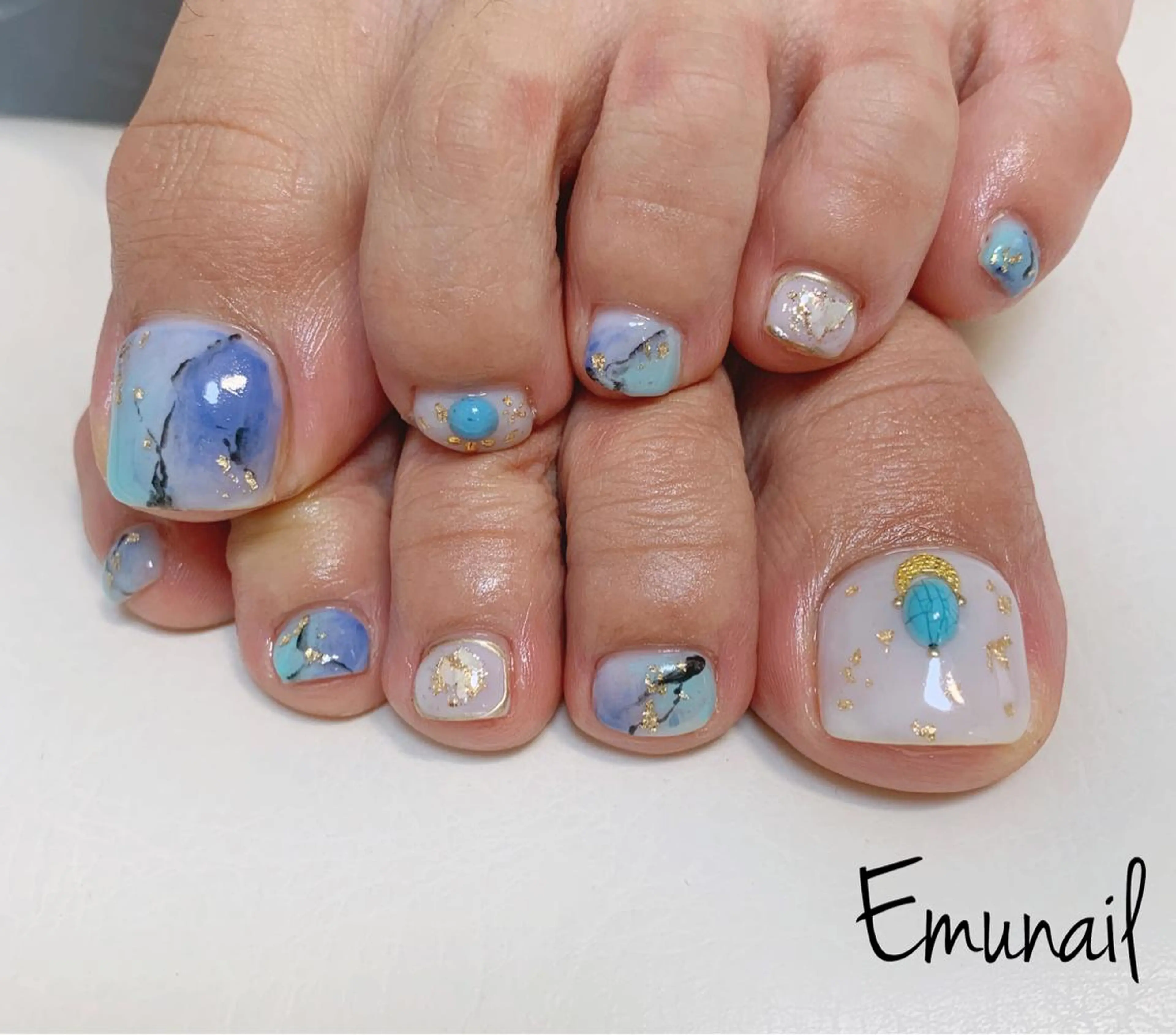 ネイル フットネイル Emu Nailのネイルデザイン
