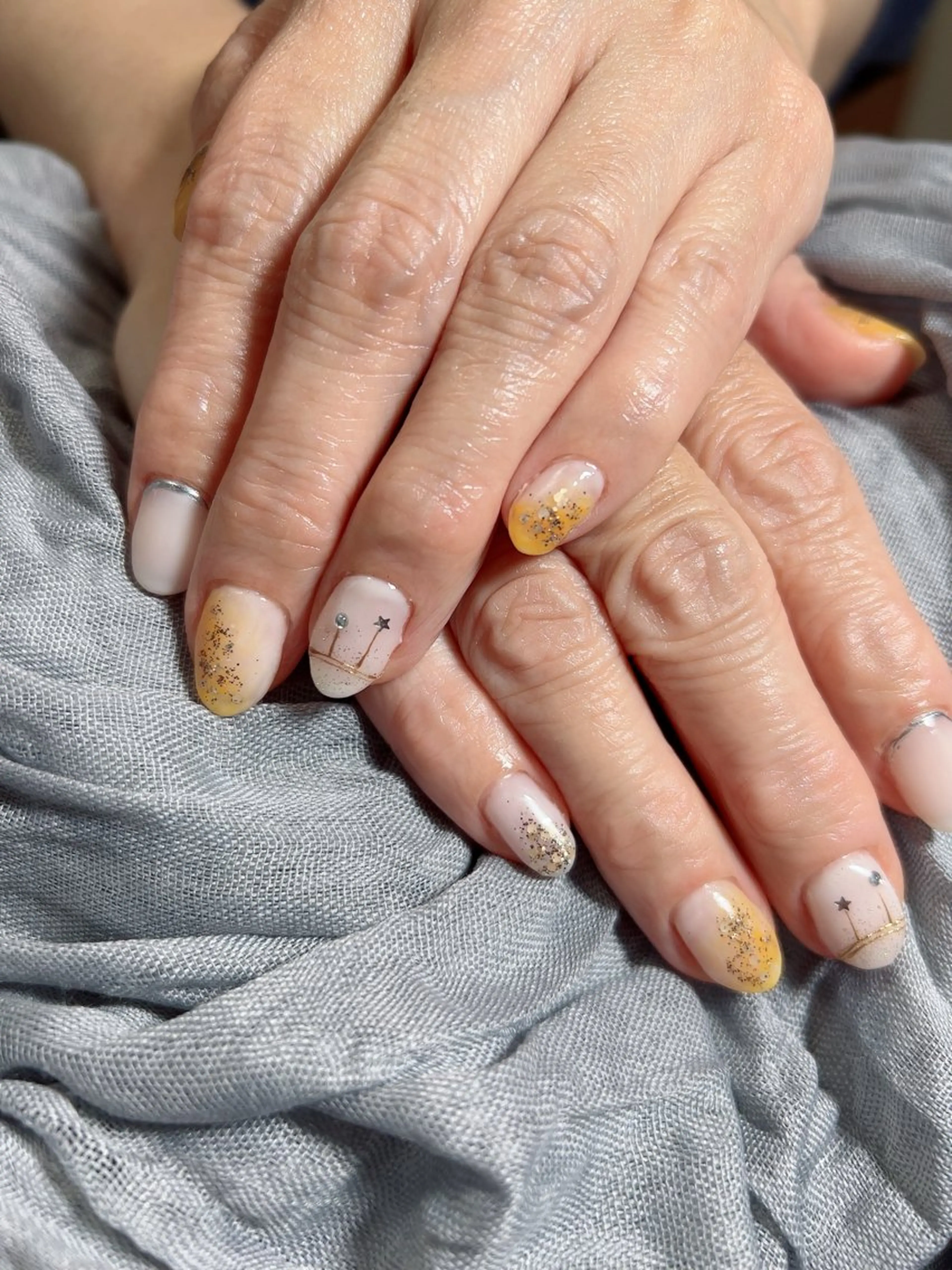 ネイル 持ち込み ハンドネイル nail studio Ulu所属・漆崎 茜のネイルデザイン