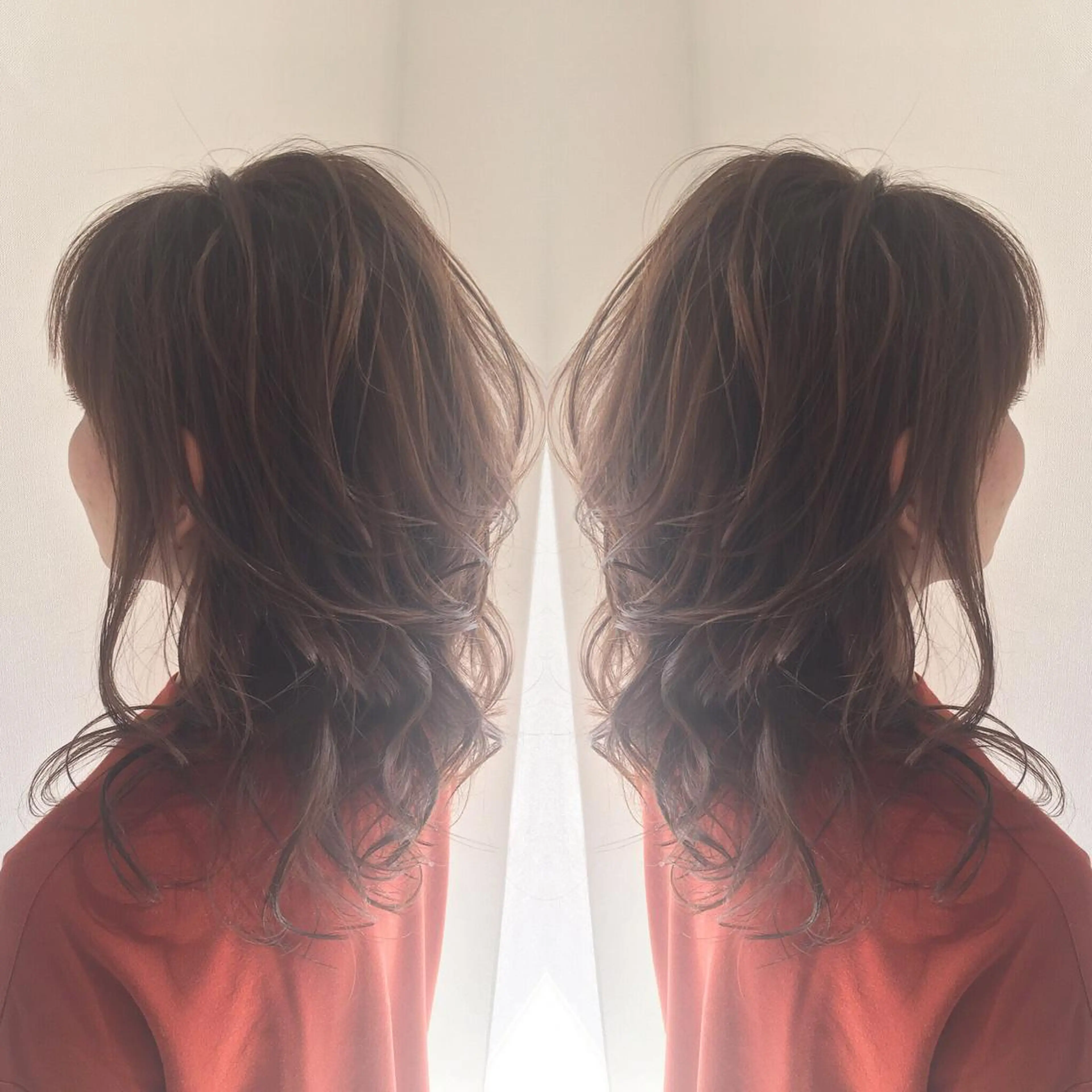 ロング カラー ヘアアレンジ カット ヘアカラー トリートメント hair  design nico*  ヘアデザイン ニコ所属・中間 将人のヘアスタイル