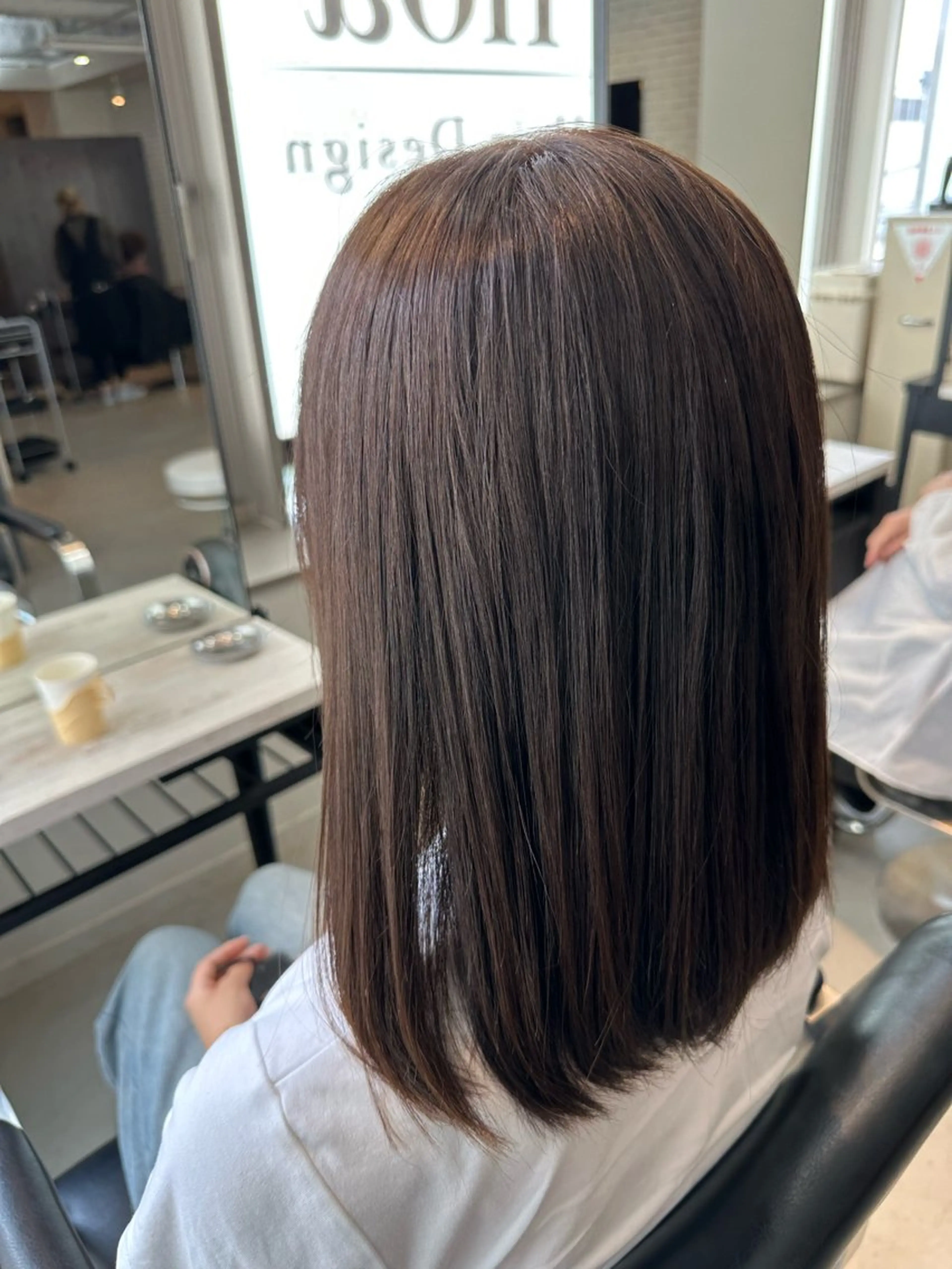 セミロング 町田/透け感/透明感 Shibuのヘアスタイル