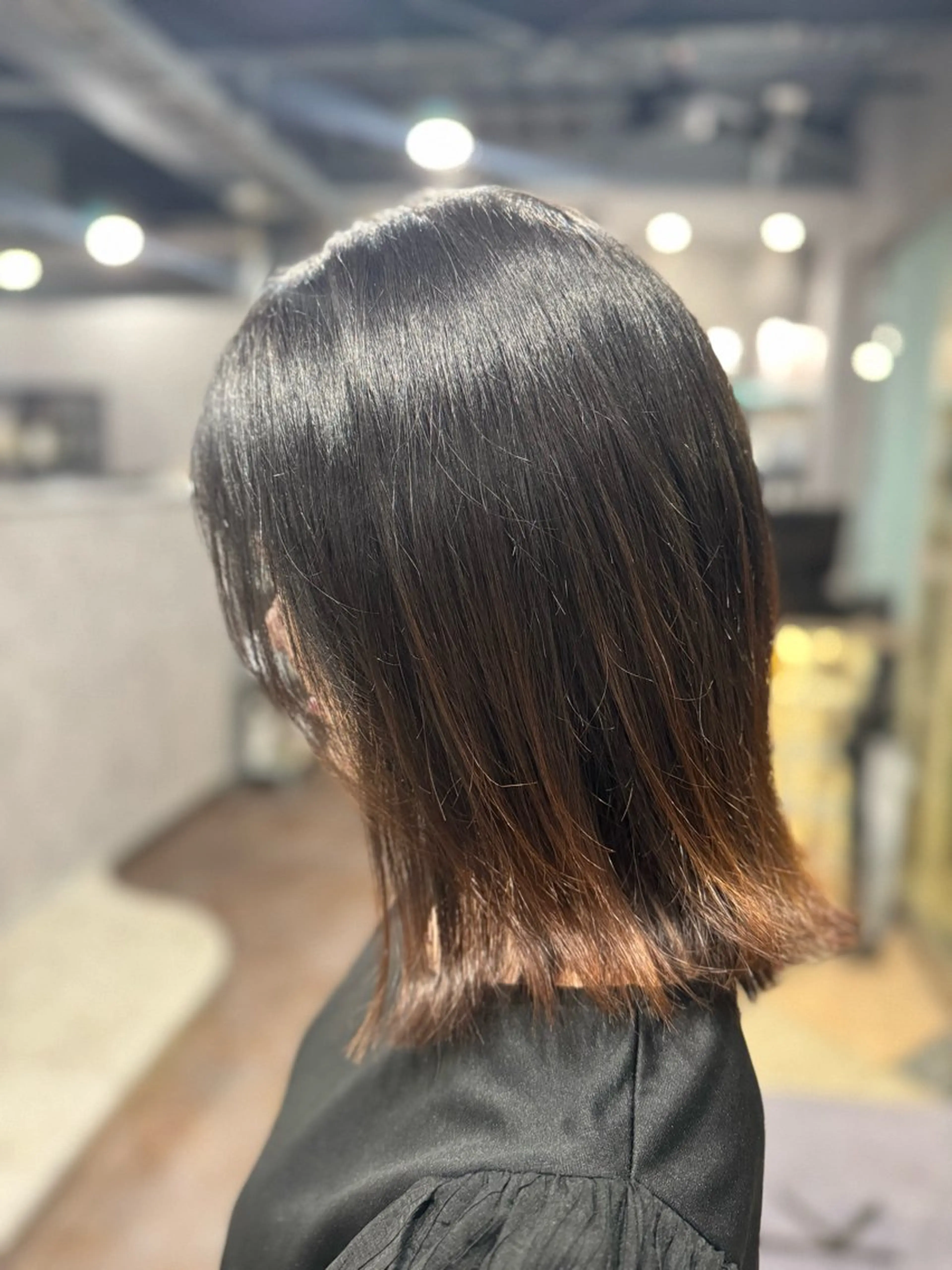 ミディアム 外ハネヘア ink Runaのヘアスタイル