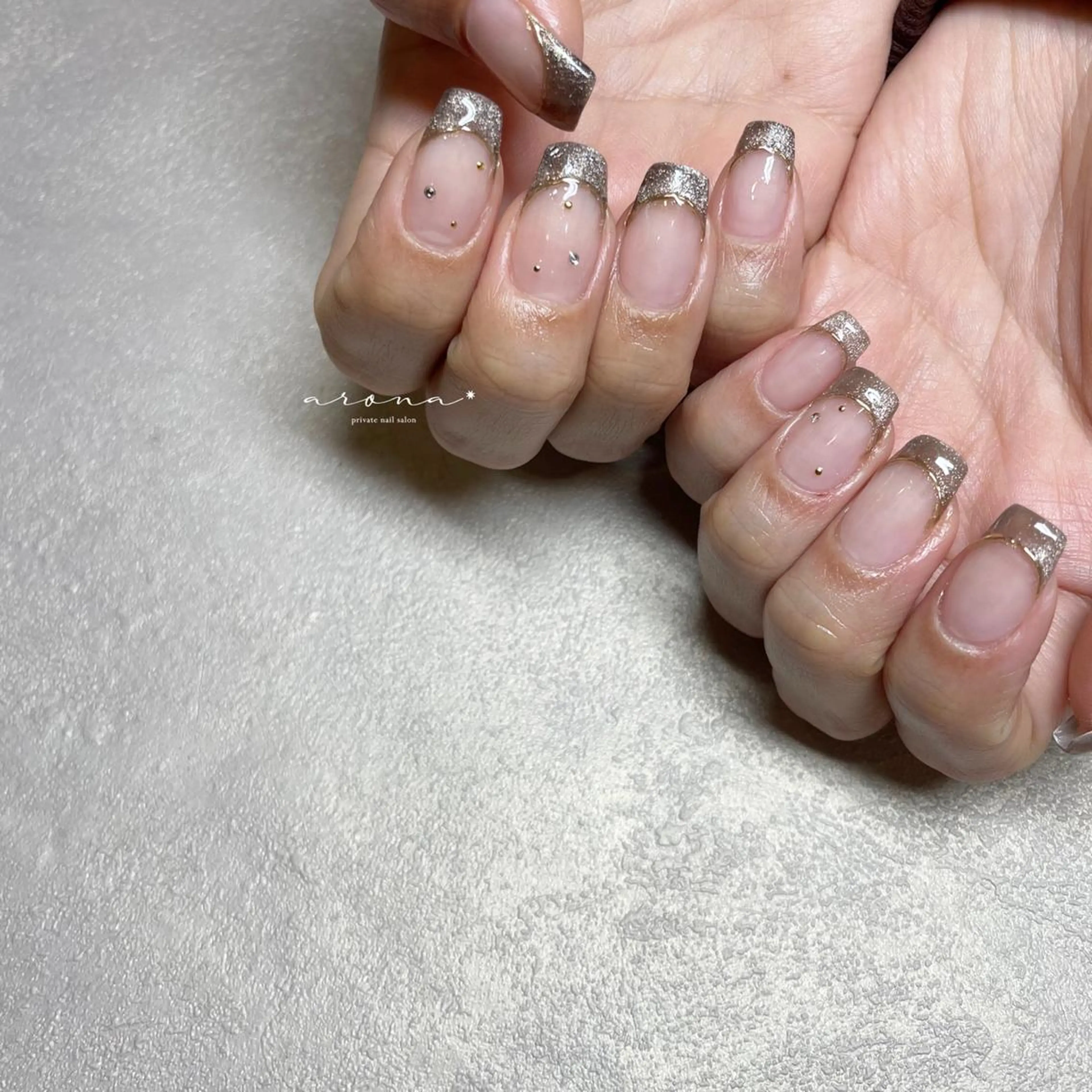 ネイル マグネットネイル ハンドネイル nail salon ✷aronaのネイルデザイン