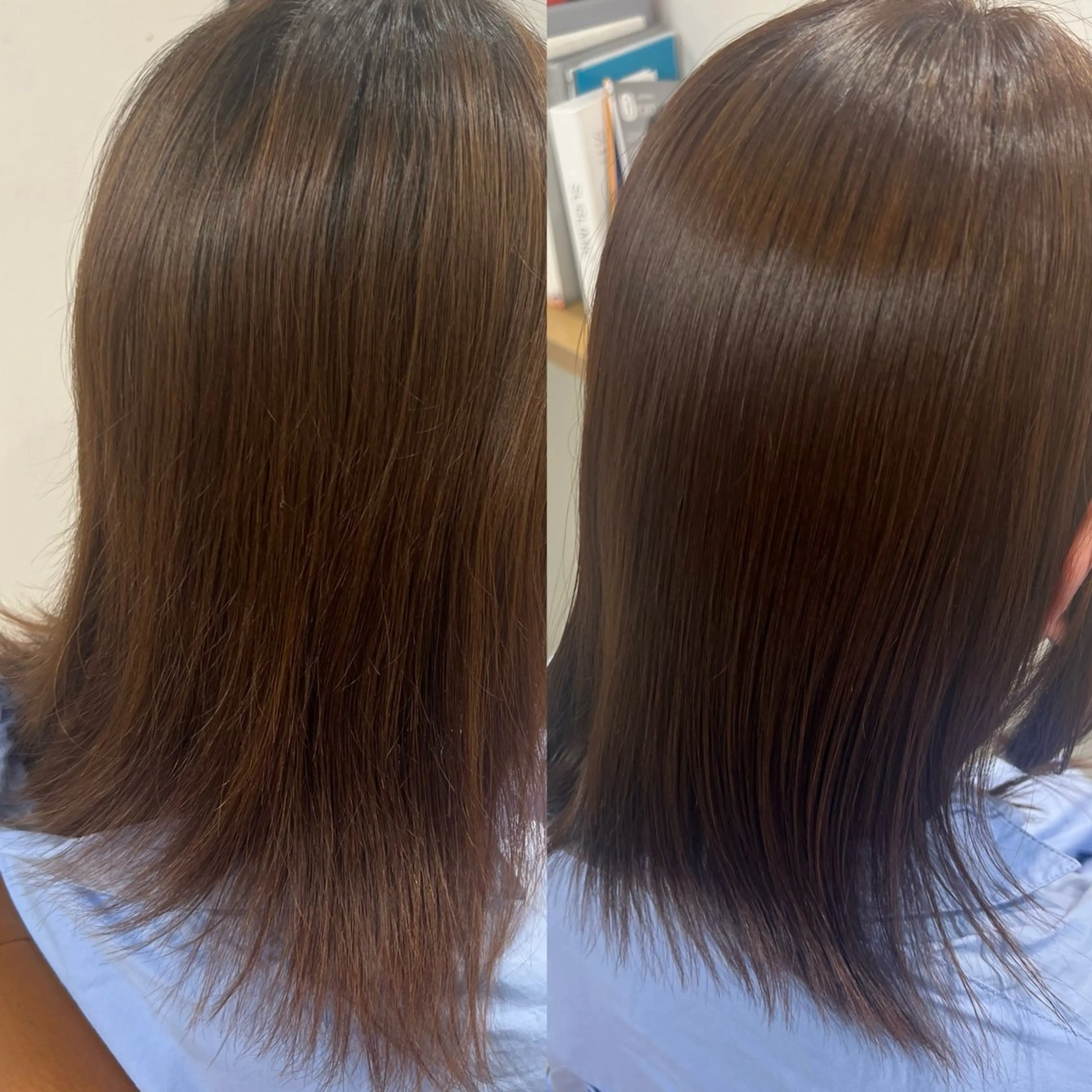 ミディアム カラー 🫧艶髪カラー🫧 伊原修子のヘアスタイル