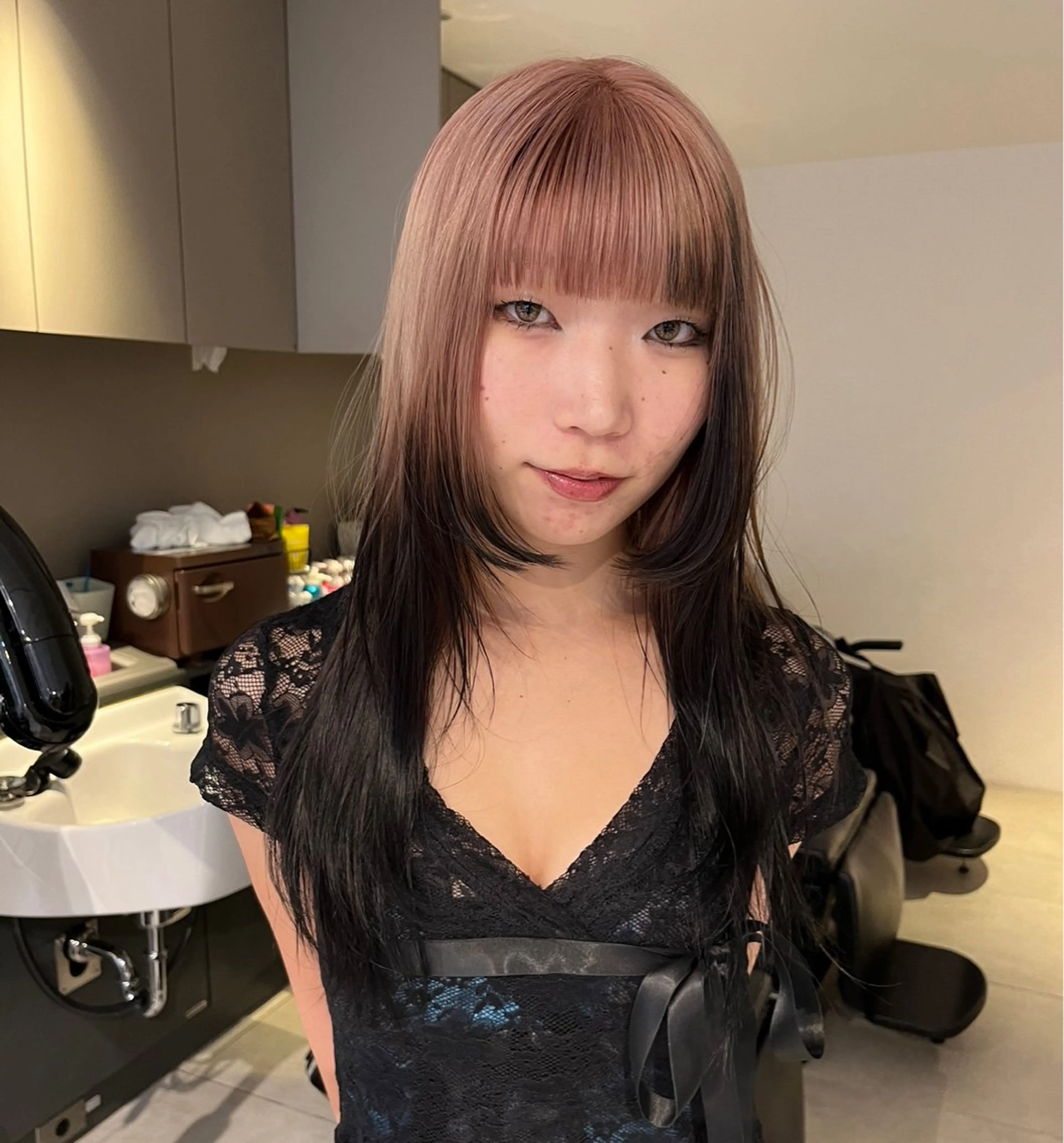ロング カラー Halo所属・ショートカットモデル IKUMI🎀のヘアスタイル