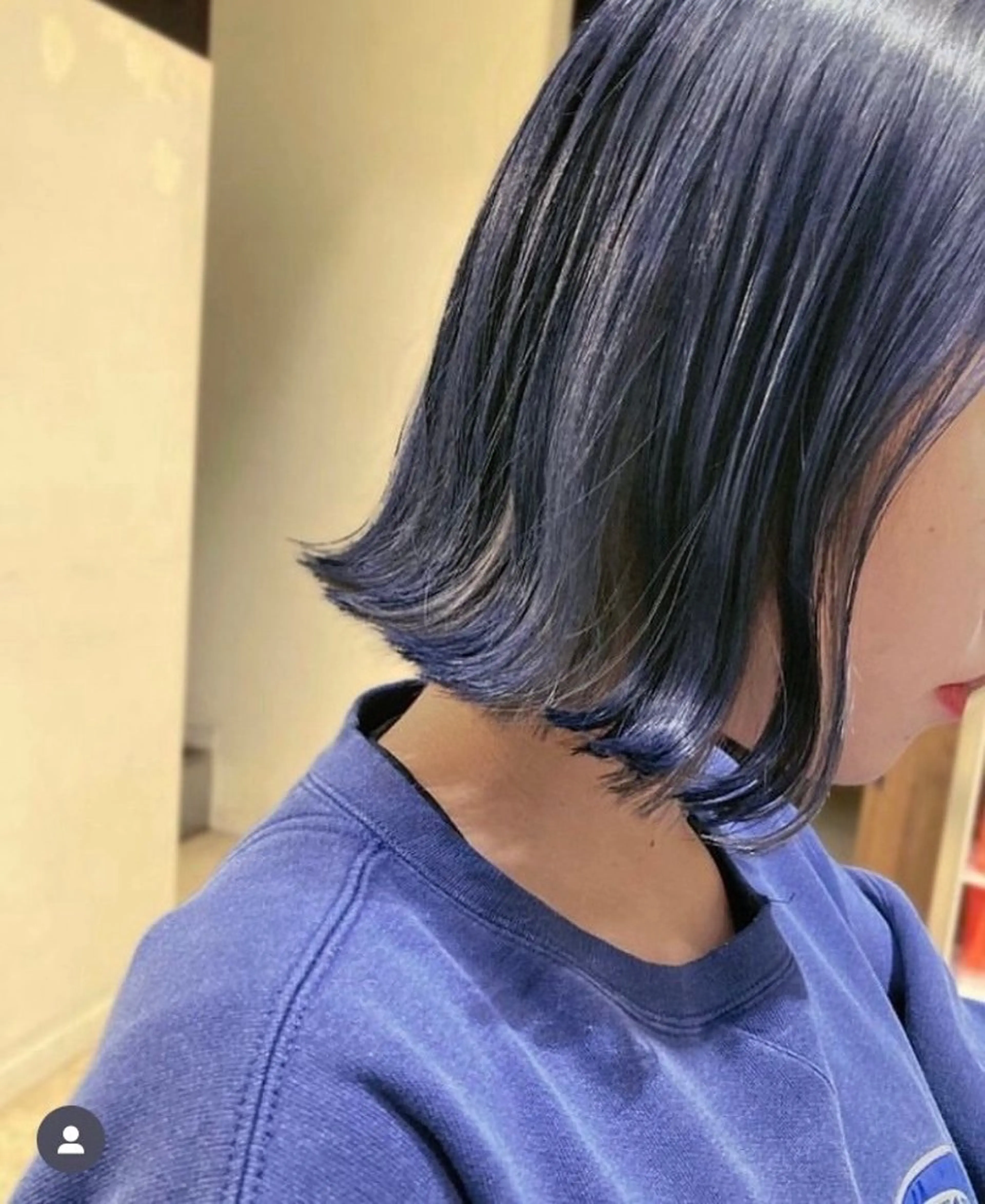 ミディアム ツヤ感ナチュラル 野口晴菜のヘアスタイル