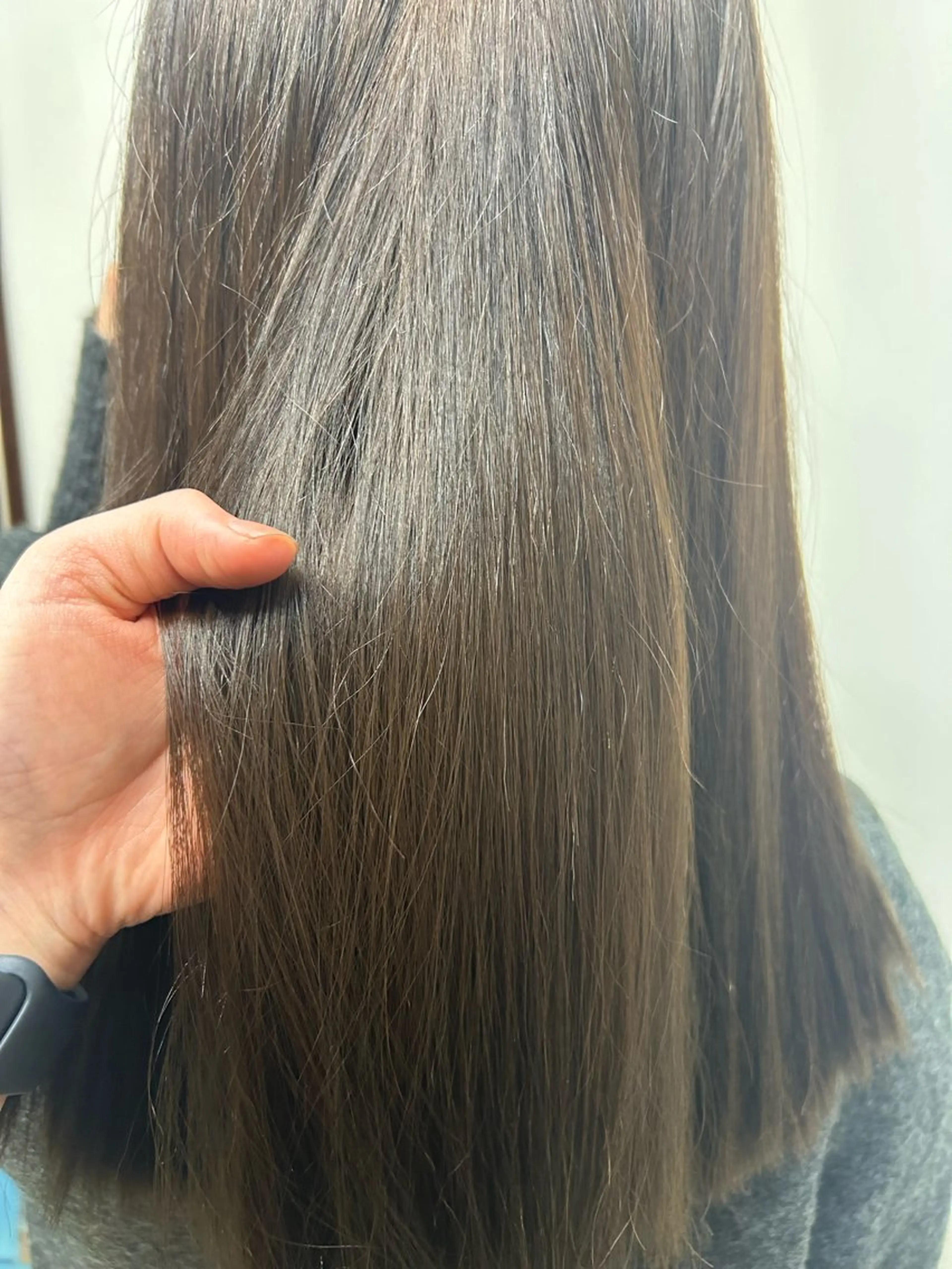 ロング ヘアカラー トリートメント BALANCE ゆなのヘアスタイル