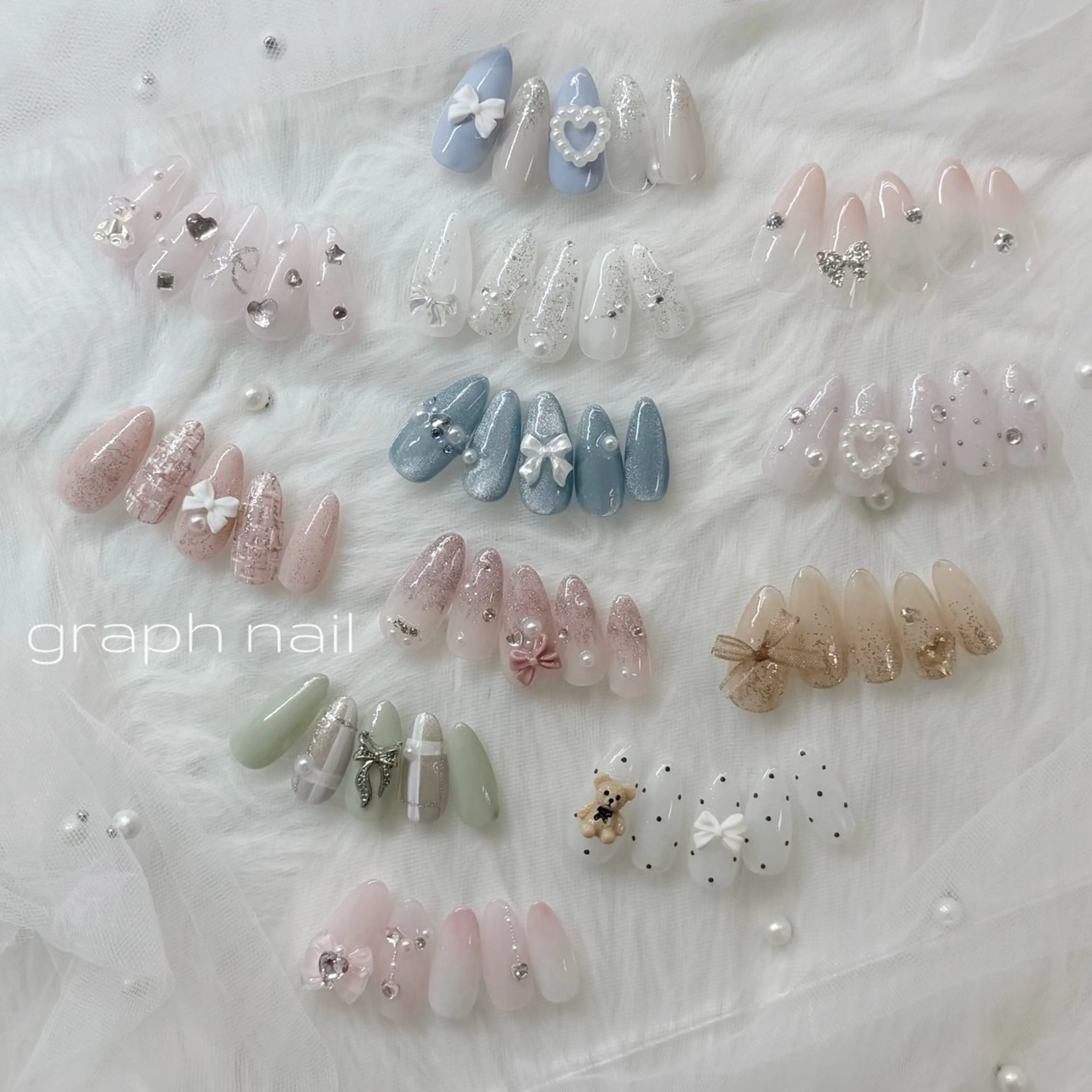 ネイル graph nail【グラフ ネイル】所属・graphnail‪ ‪‪❤︎‬manaのネイルデザイン