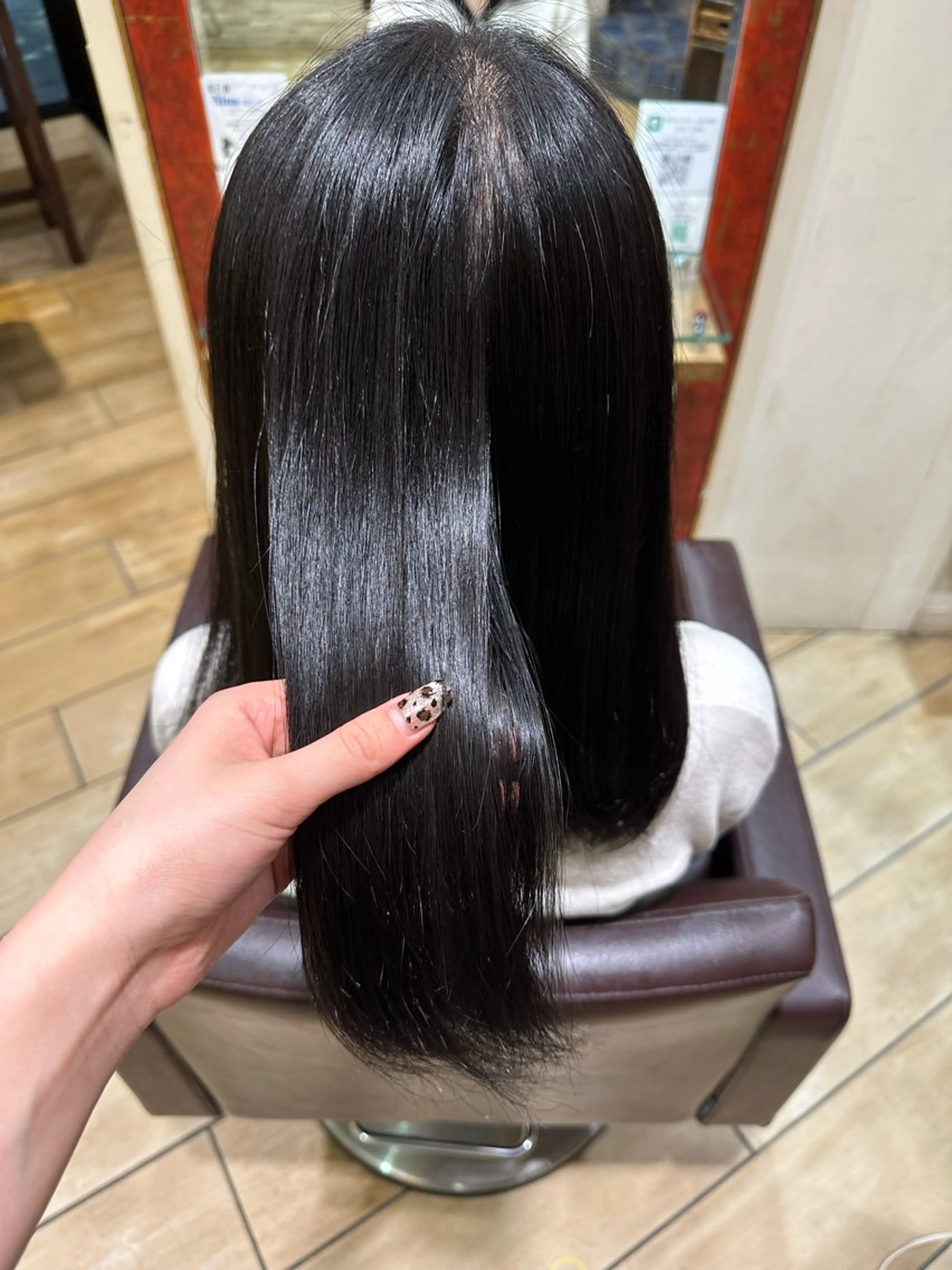 ロング パーマ 縮毛矯正 原宿/似合わせ/髪質 改善/レイヤー/優希のヘアスタイル