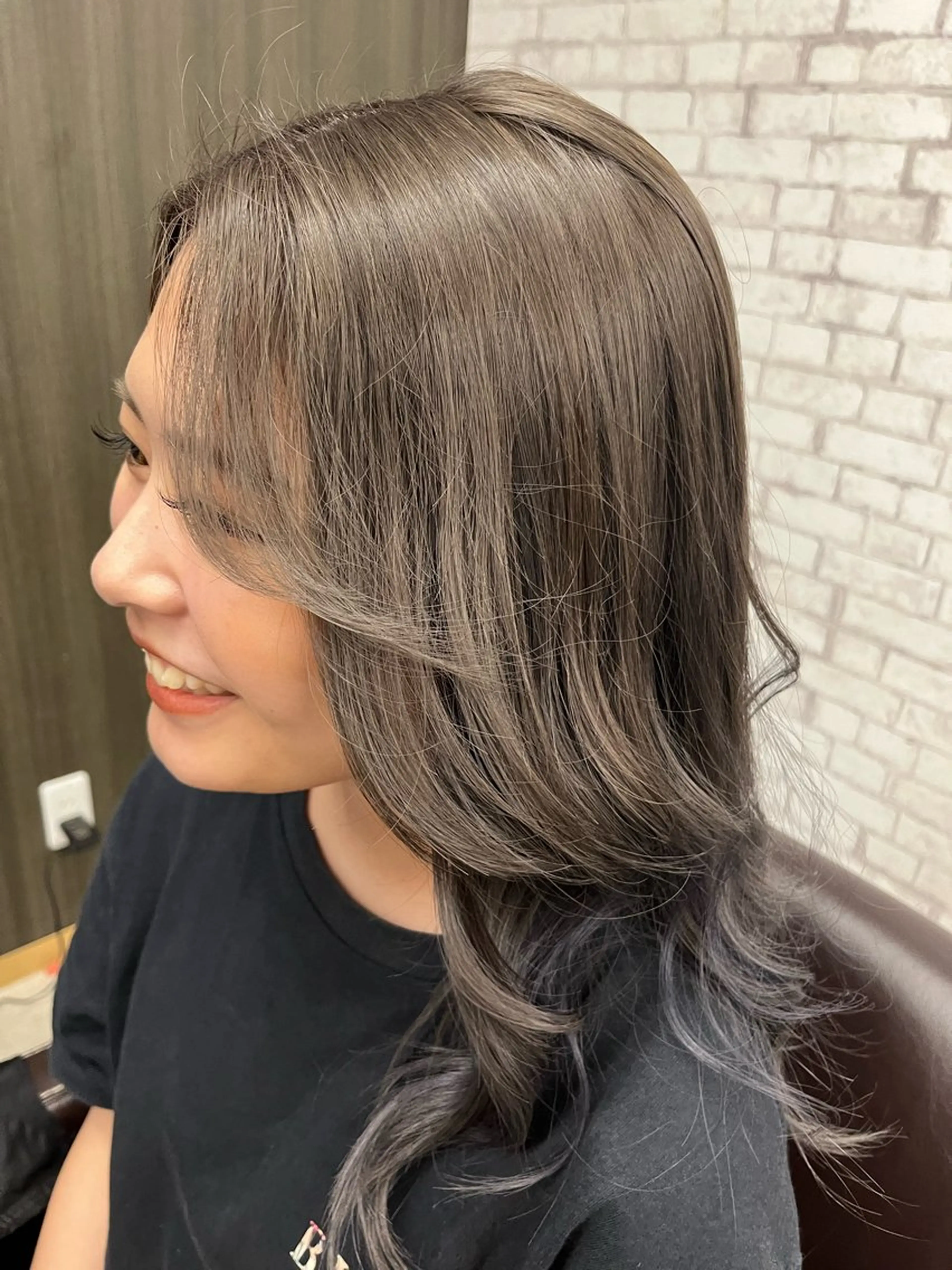 セミロング 白髪ぼかし/髪質改善 /ショート/yukiのヘアスタイル